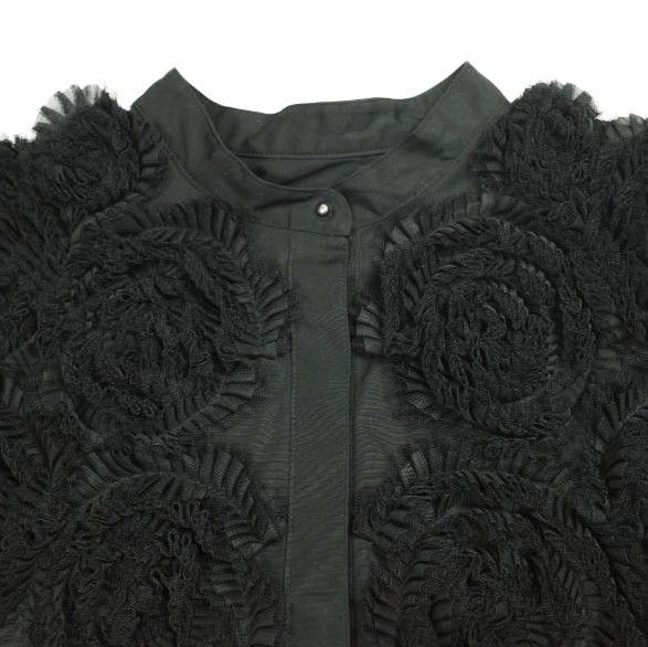 United Arrows United Arrows UNITED ARROWS Flower Tulle Cotton Shirt Textile Tops 1521-199-1440 DUTY FREE for USA Size ONE SIZE - 4 Thumbnail