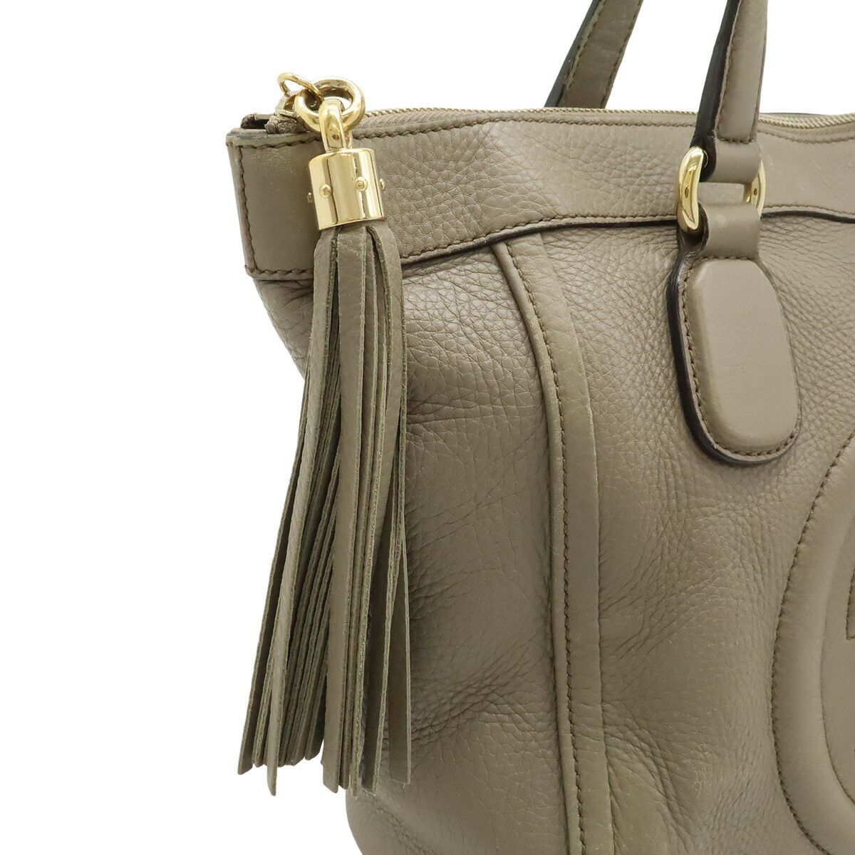 Gucci Gucci Gucci Soho Leather Tote Bag Leather Tote Bag 282307 DUTY FREE for USA Size ONE SIZE - 5 Thumbnail