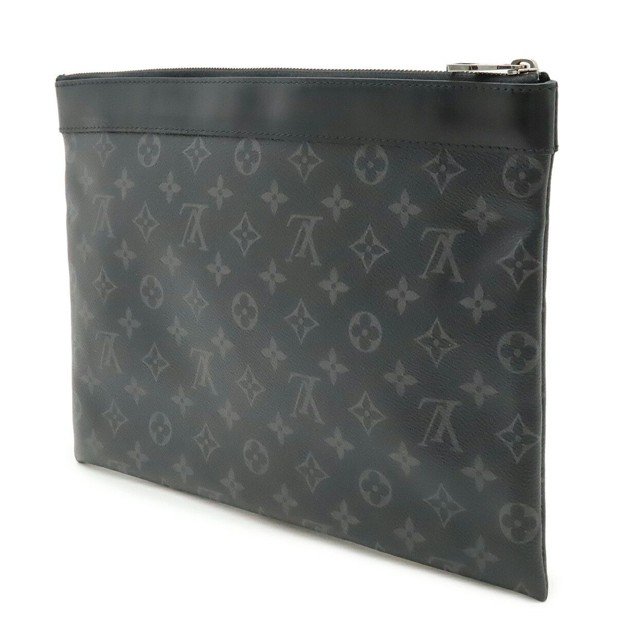 Louis Vuitton Louis Vuitton Louis Vuitton Pochette Discovery Monogram Eclipse Clutch Bag Textile Clutch Bag M62291 DUTY FREE for USA Size ONE SIZE - 2 Thumbnail