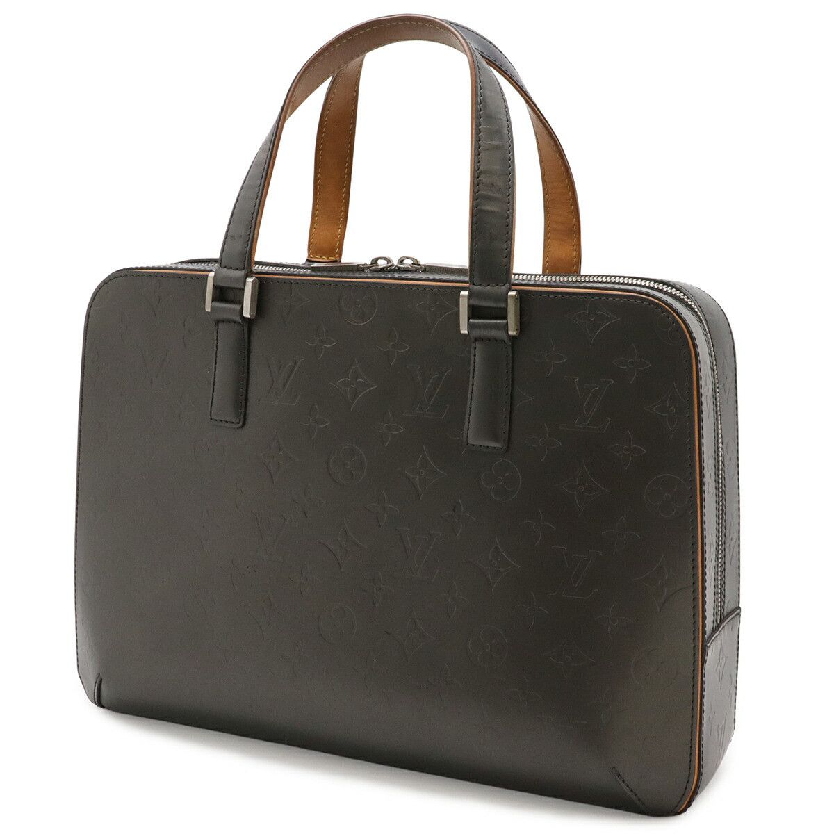 Louis Vuitton Louis Vuitton Louis Vuitton Monogram Mat Briefcase Leather Business Bag M55132 DUTY FREE for USA Size ONE SIZE - 2 Thumbnail