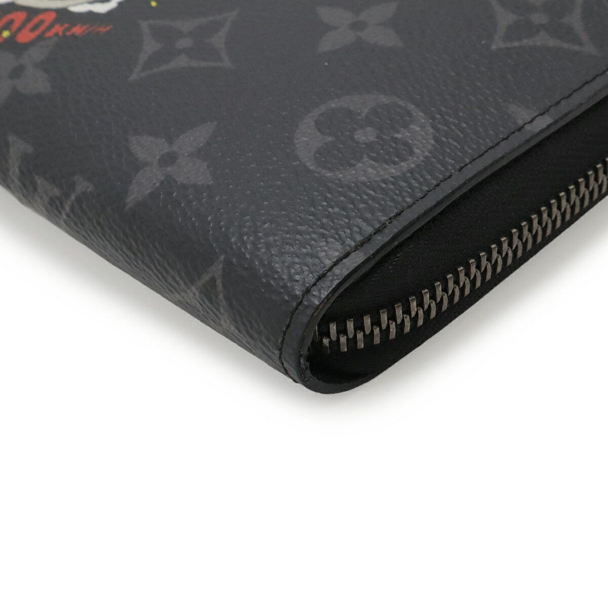 Louis Vuitton Louis Vuitton Louis Vuitton Zippy Dragonne Monogram Eclipse Long Wallet Textile Long Wallet M80994 DUTY FREE for USA Size ONE SIZE - 3 Thumbnail