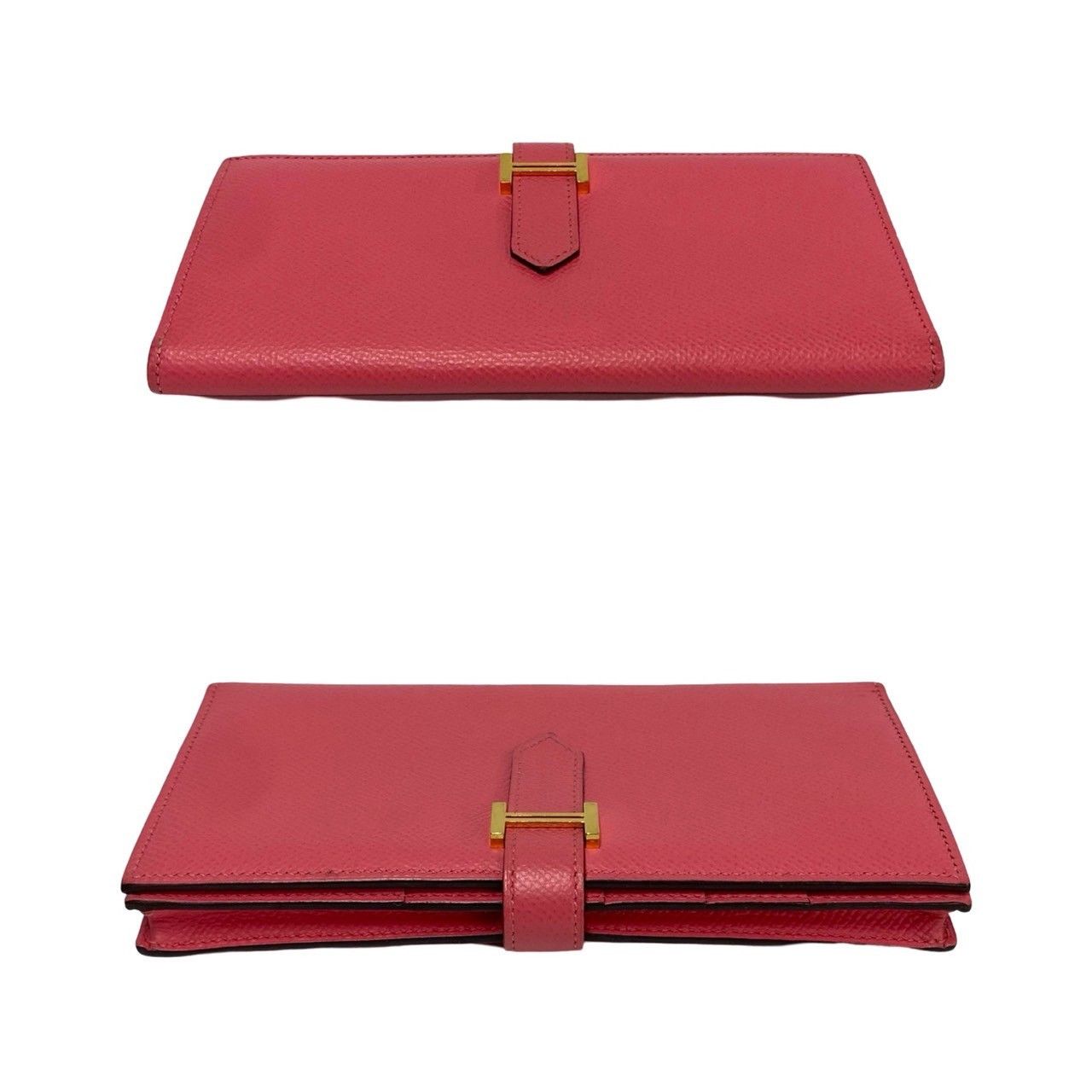 Hermes Hermes Hermes Bearn Soufflet Epsom long wallet Leather Long Wallet A DUTY FREE for USA Size ONE SIZE - 6 Thumbnail