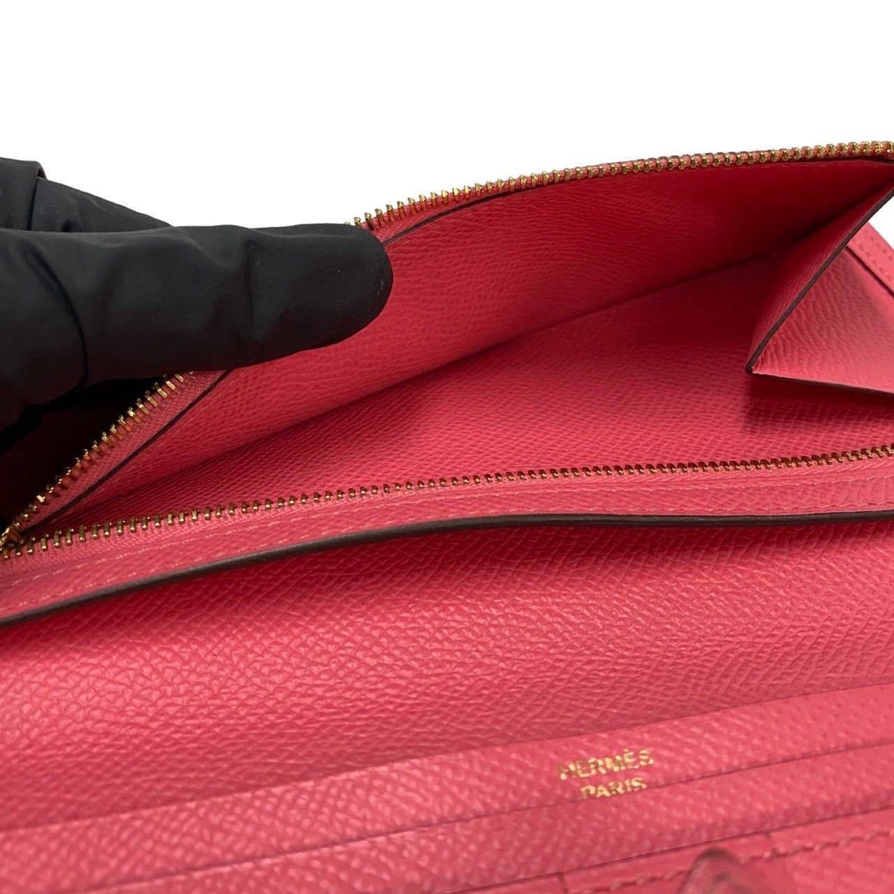Hermes Hermes Hermes Bearn Soufflet Epsom long wallet Leather Long Wallet A DUTY FREE for USA Size ONE SIZE - 10 Thumbnail