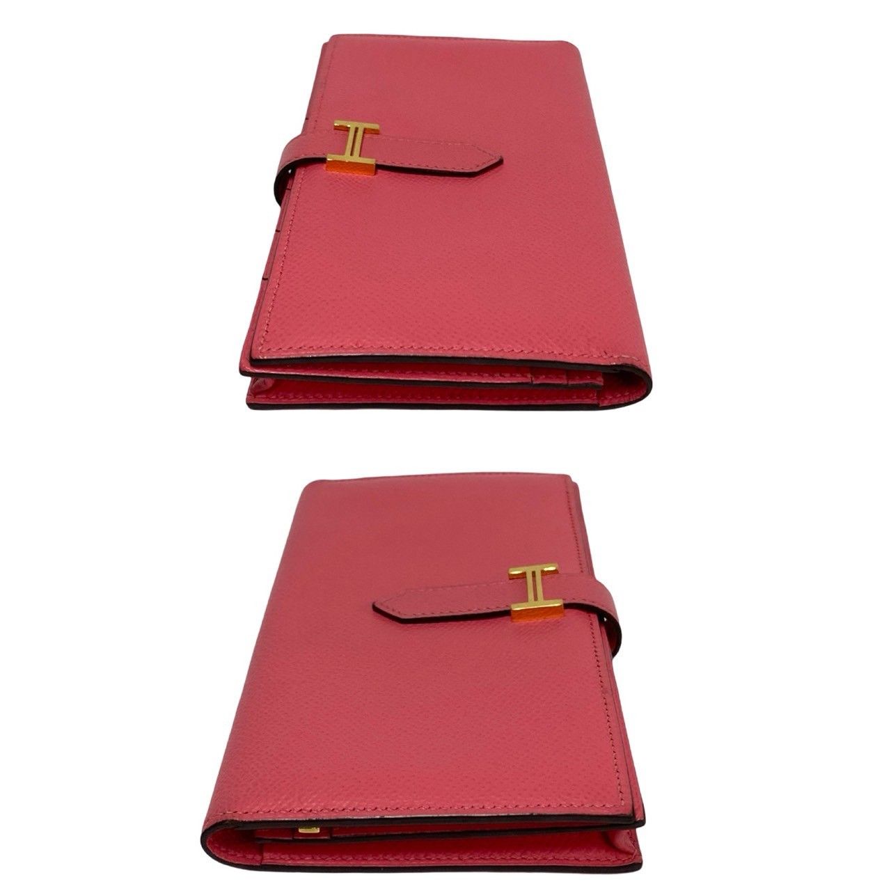 Hermes Hermes Hermes Bearn Soufflet Epsom long wallet Leather Long Wallet A DUTY FREE for USA Size ONE SIZE - 5 Thumbnail