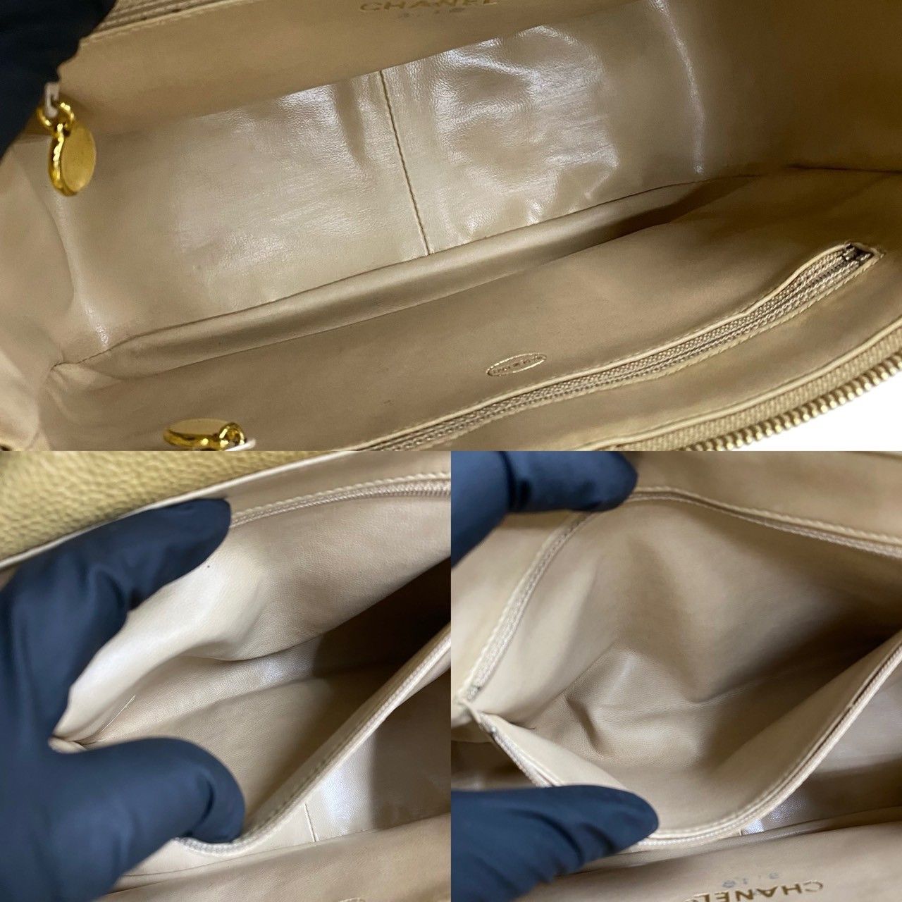 Chanel Chanel Chanel V Stitch Caviar Skin Shoulder Bag Leather Shoulder Bag DUTY FREE for USA Size ONE SIZE - 10 Thumbnail