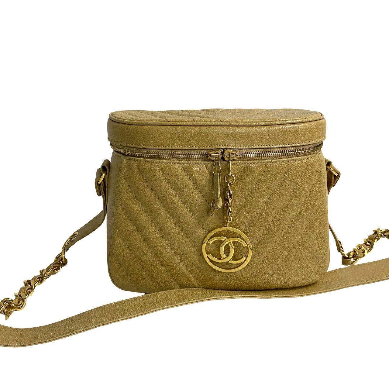 Chanel Chanel Chanel V Stitch Caviar Skin Shoulder Bag Leather Shoulder Bag DUTY FREE for USA Size ONE SIZE - 2 Thumbnail