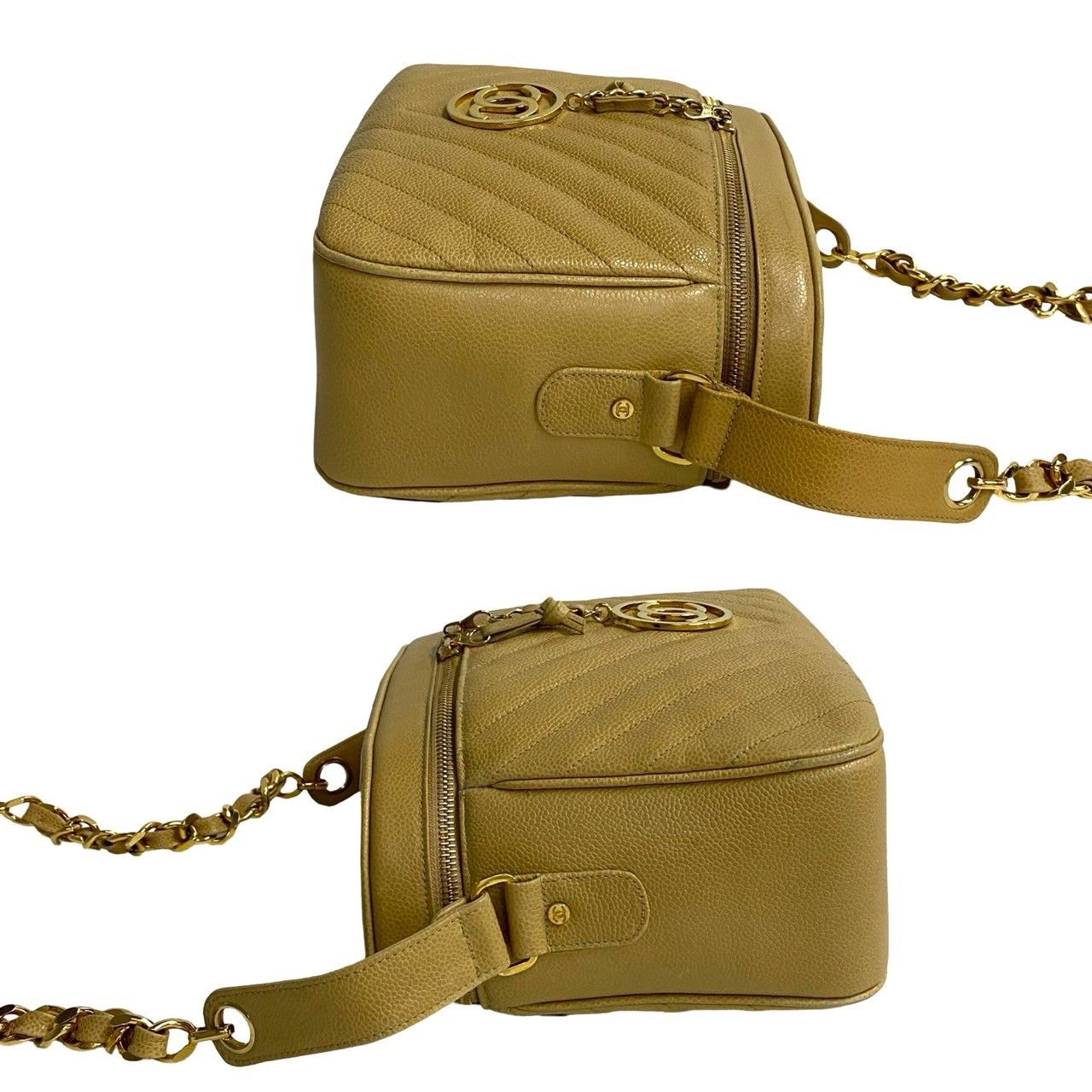 Chanel Chanel Chanel V Stitch Caviar Skin Shoulder Bag Leather Shoulder Bag DUTY FREE for USA Size ONE SIZE - 6 Thumbnail