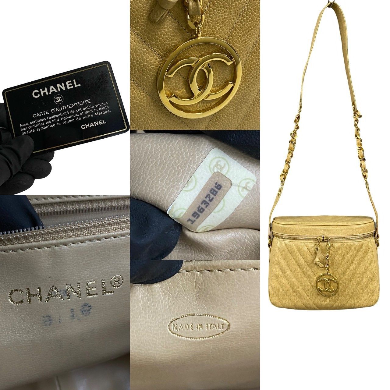 Chanel Chanel Chanel V Stitch Caviar Skin Shoulder Bag Leather Shoulder Bag DUTY FREE for USA Size ONE SIZE - 4 Thumbnail