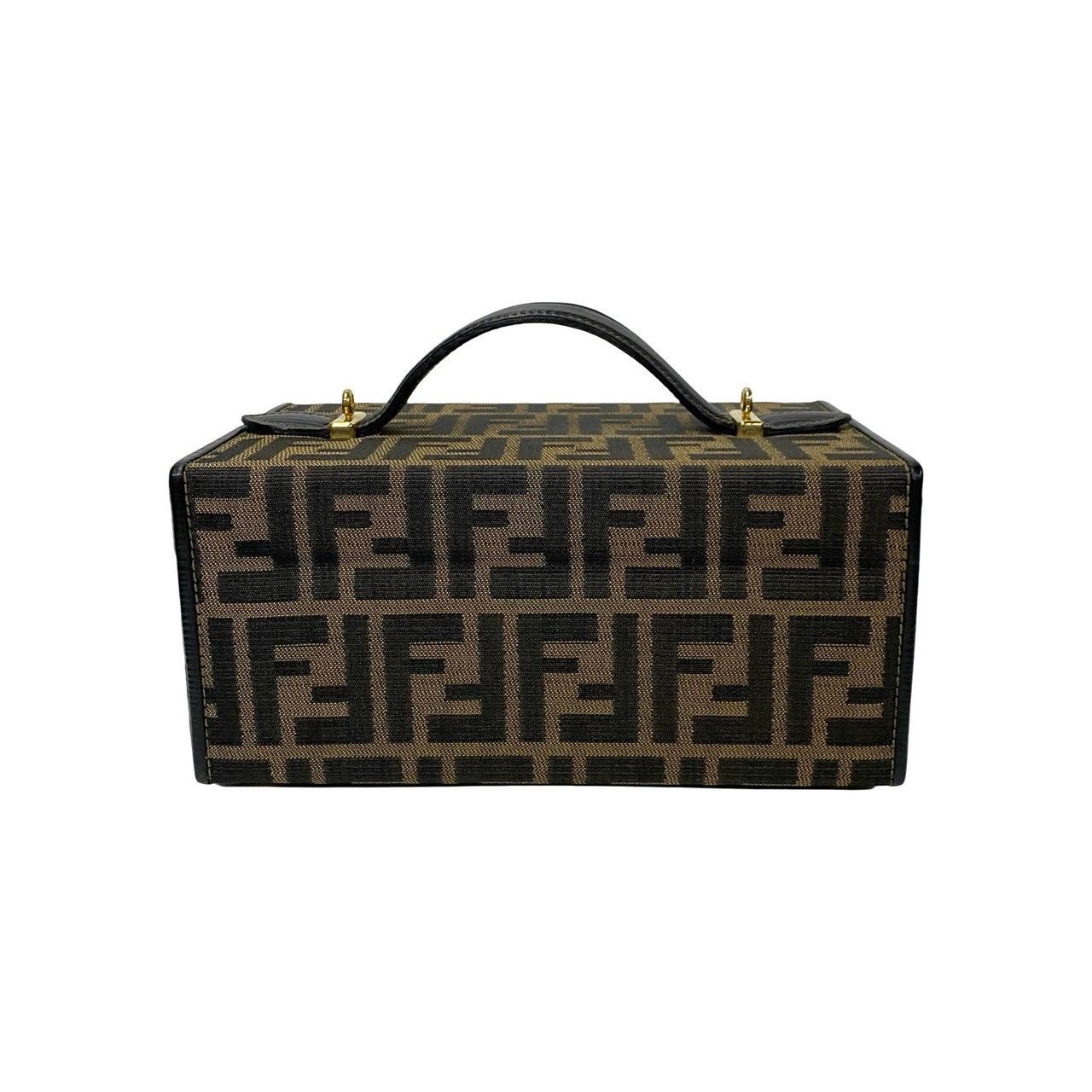 Fendi Fendi Fendi Zucca Canvas Leather 2way Bag Textile Vanity Bag DUTY FREE for USA Size ONE SIZE - 5 Thumbnail