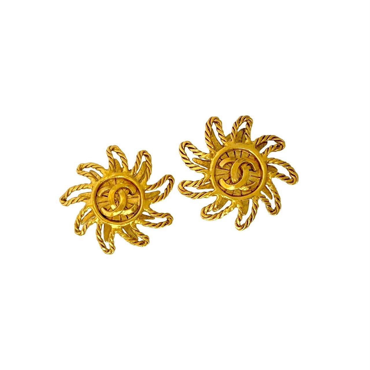 Chanel Chanel Chanel Coco Mark Earrings Metal Earrings DUTY FREE for USA Size ONE SIZE - 4 Thumbnail