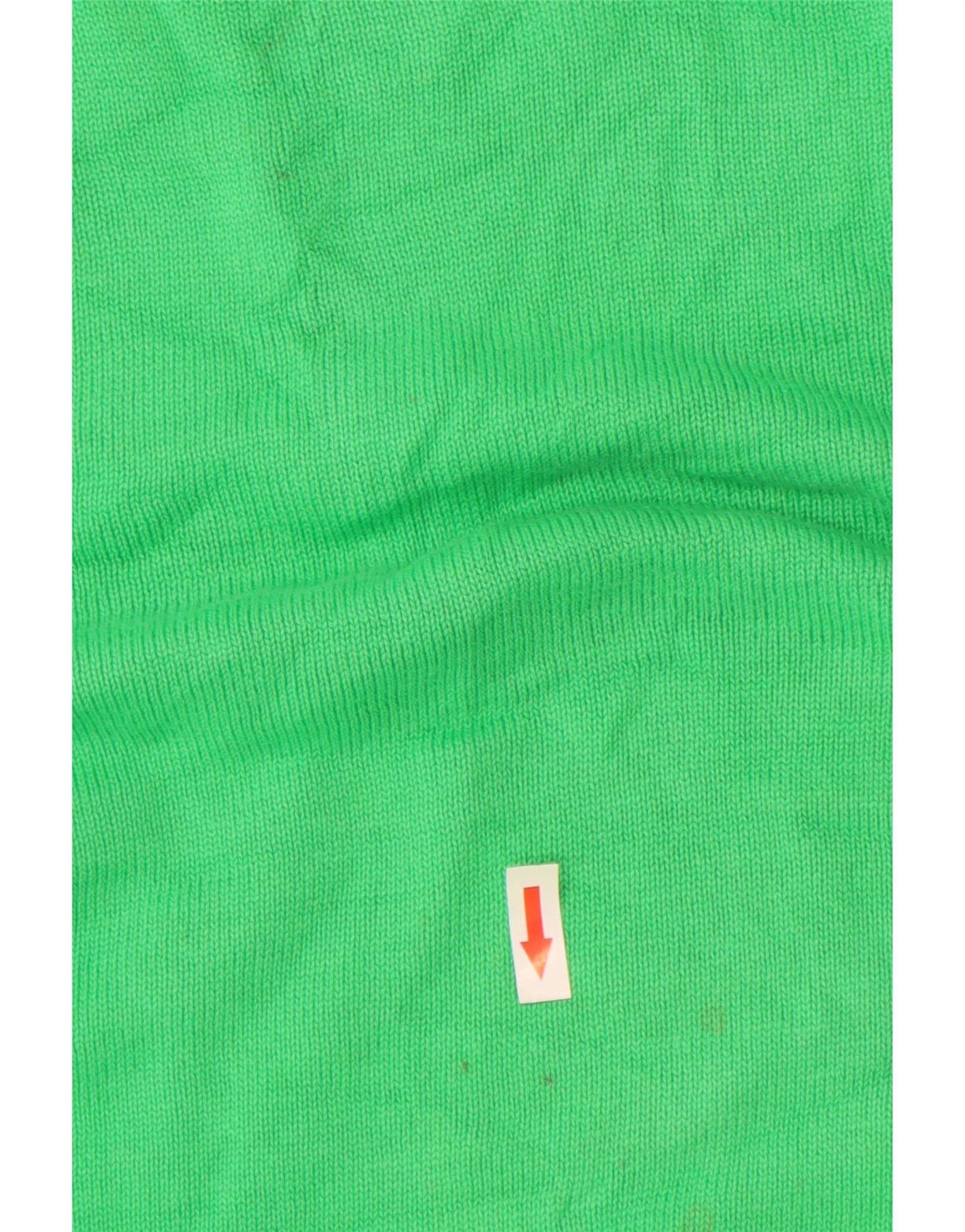 Polo Ralph Lauren Boys Crew Neck Jumper Sweater 15-16 Years XL Green Cotton Size ONE SIZE - 3 Thumbnail