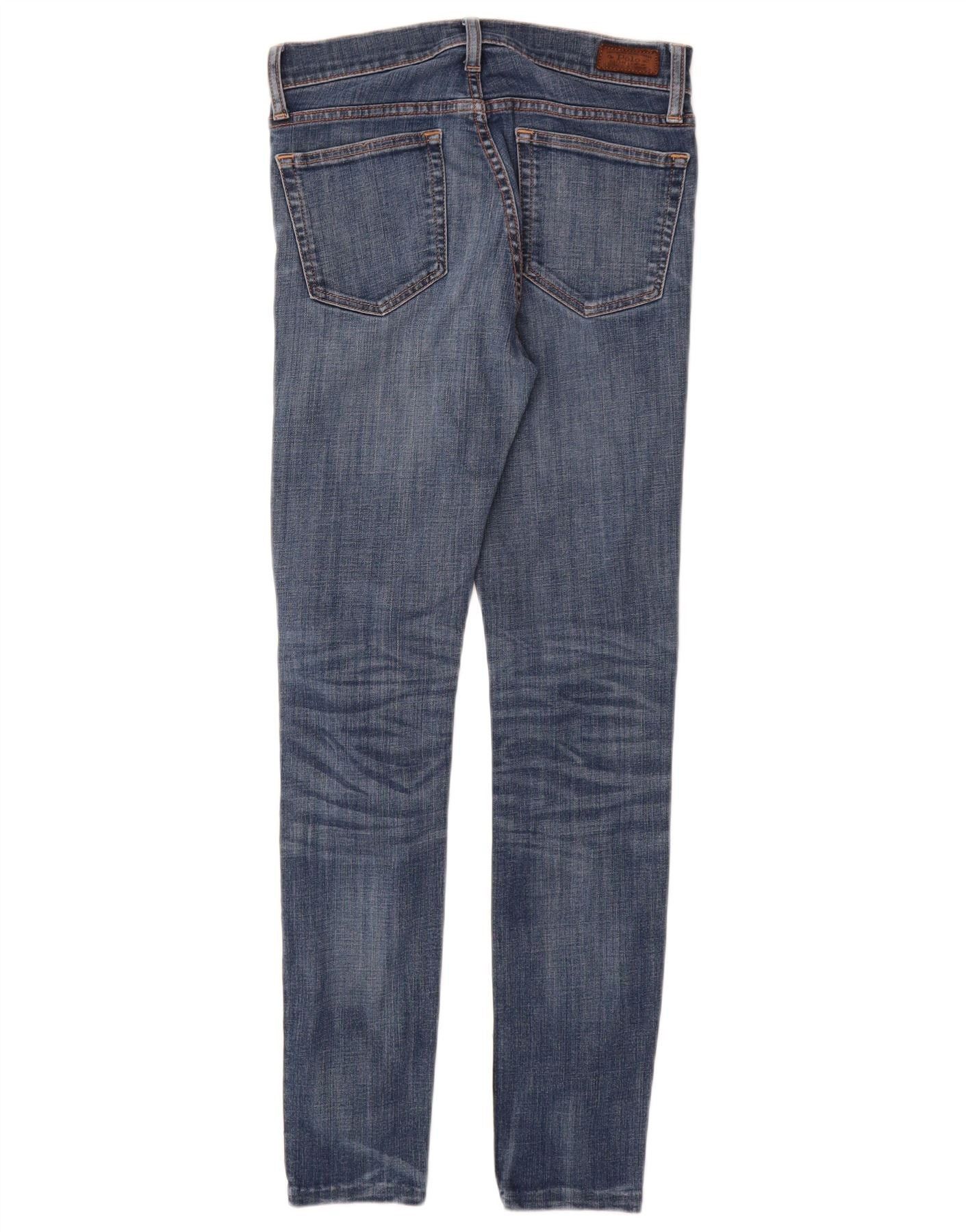 Polo Ralph Lauren Womens Skinny Jeans W26 L29 Blue Cotton Size 26" / US 2 / IT 38 - 2 Thumbnail