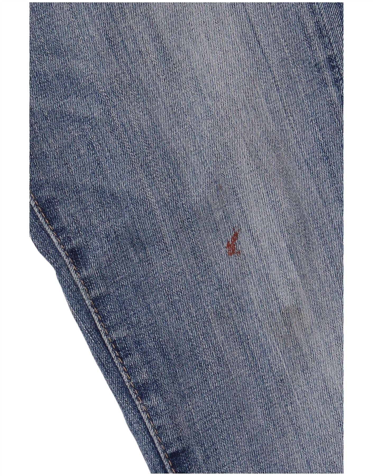Polo Ralph Lauren Womens Skinny Jeans W27 L30 Blue Cotton Size 27" / US 4 / IT 40 - 3 Thumbnail