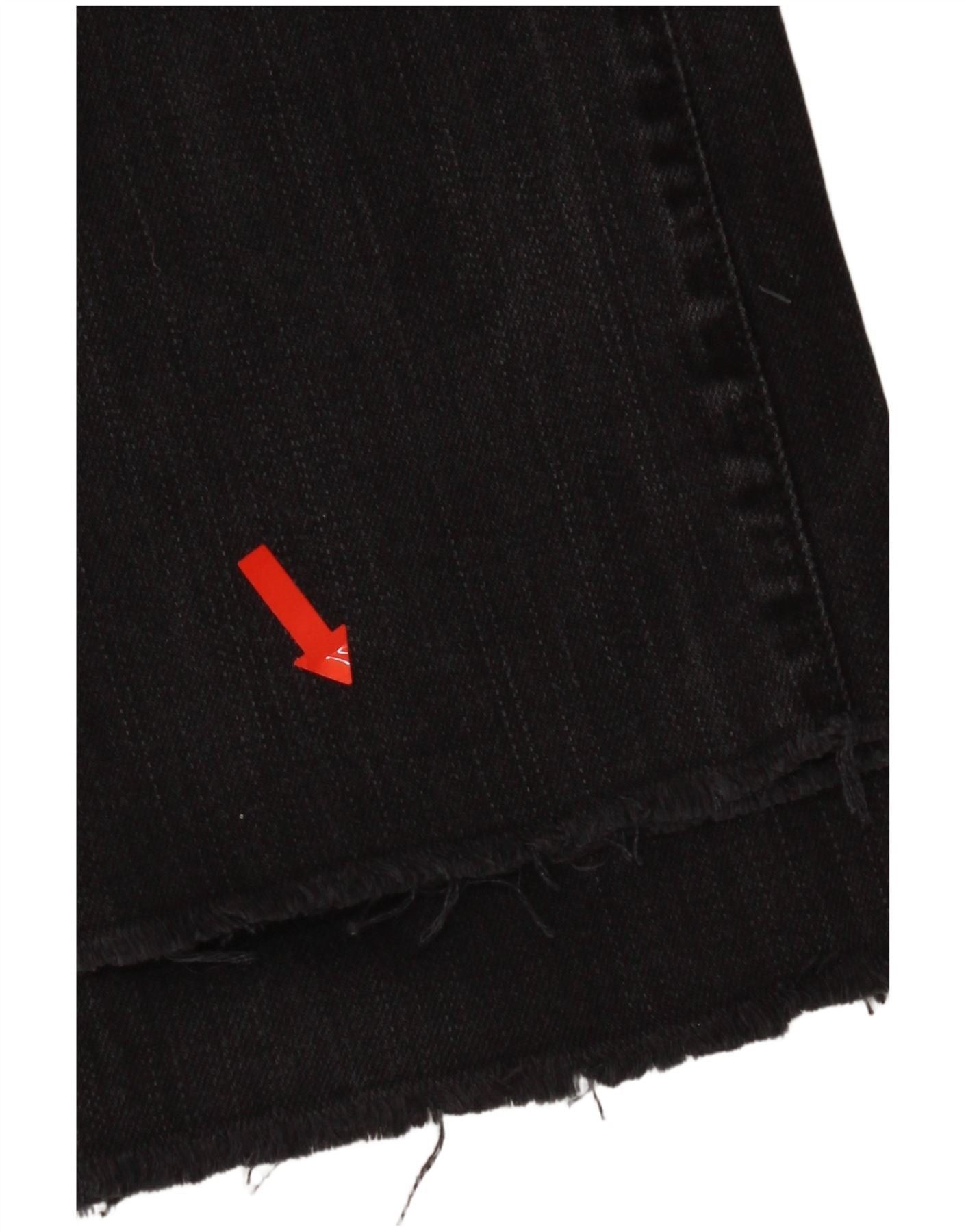 Diesel Womens Matic Stretch Straight Jeans W31 L26 Black Cotton Size 42" / US 20 - 5 Thumbnail