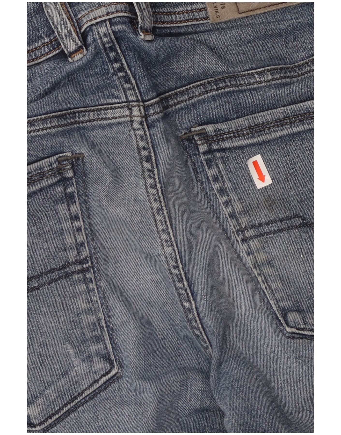 Diesel Womens Distressed Slim Jeans W29 L29 Blue Cotton Size 42" / US 20 - 3 Thumbnail