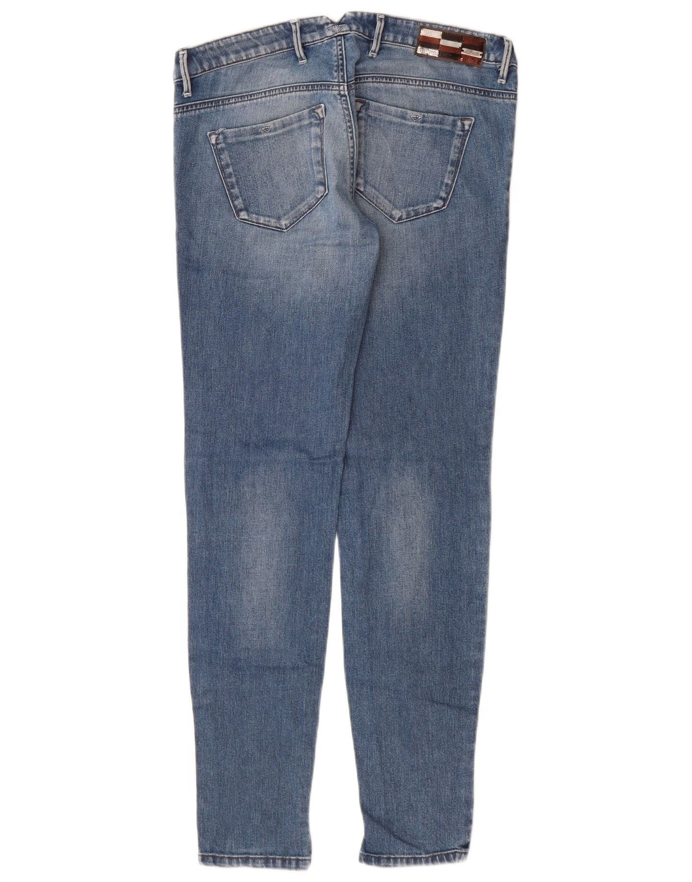 Diesel Womens Cherick Slim Fit Tapered Jeans W28 L27 Blue Cotton Size 42" / US 20 - 2 Thumbnail