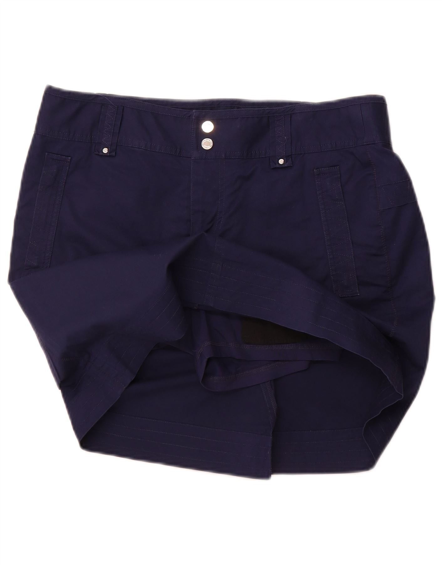 Ralph Lauren Womens Skort US 10 Large Navy Blue Cotton Size 28" / US 6 / IT 42 - 3 Thumbnail