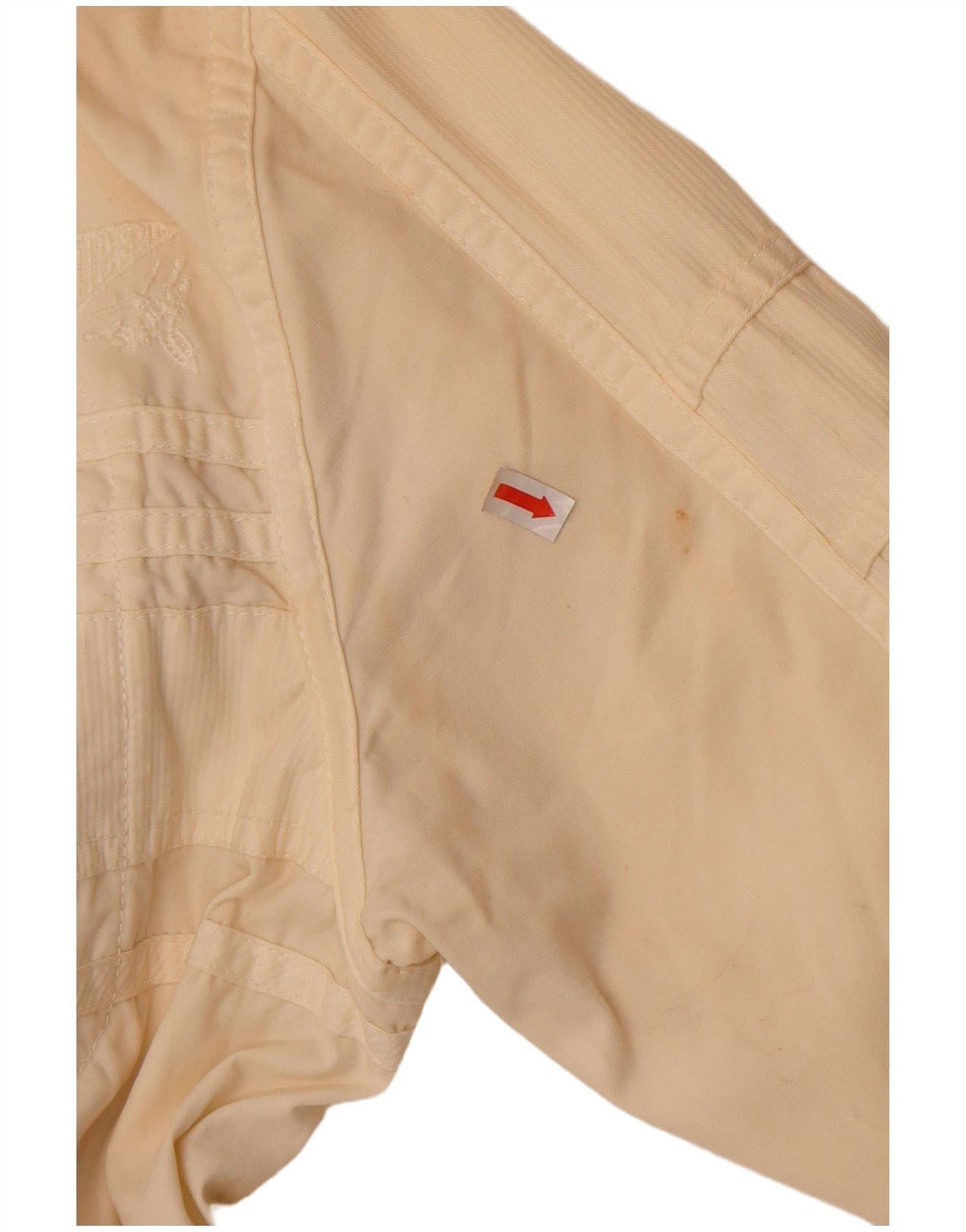 Diesel Womens Bomber Jacket UK 18 XL Off White Cotton Size L / US 10 / IT 46 - 5 Thumbnail