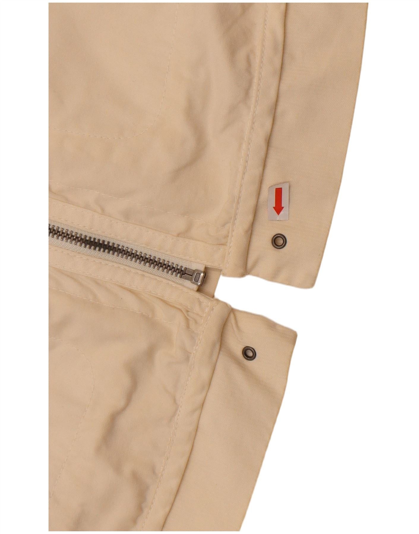 Diesel Womens Bomber Jacket UK 18 XL Off White Cotton Size L / US 10 / IT 46 - 3 Thumbnail