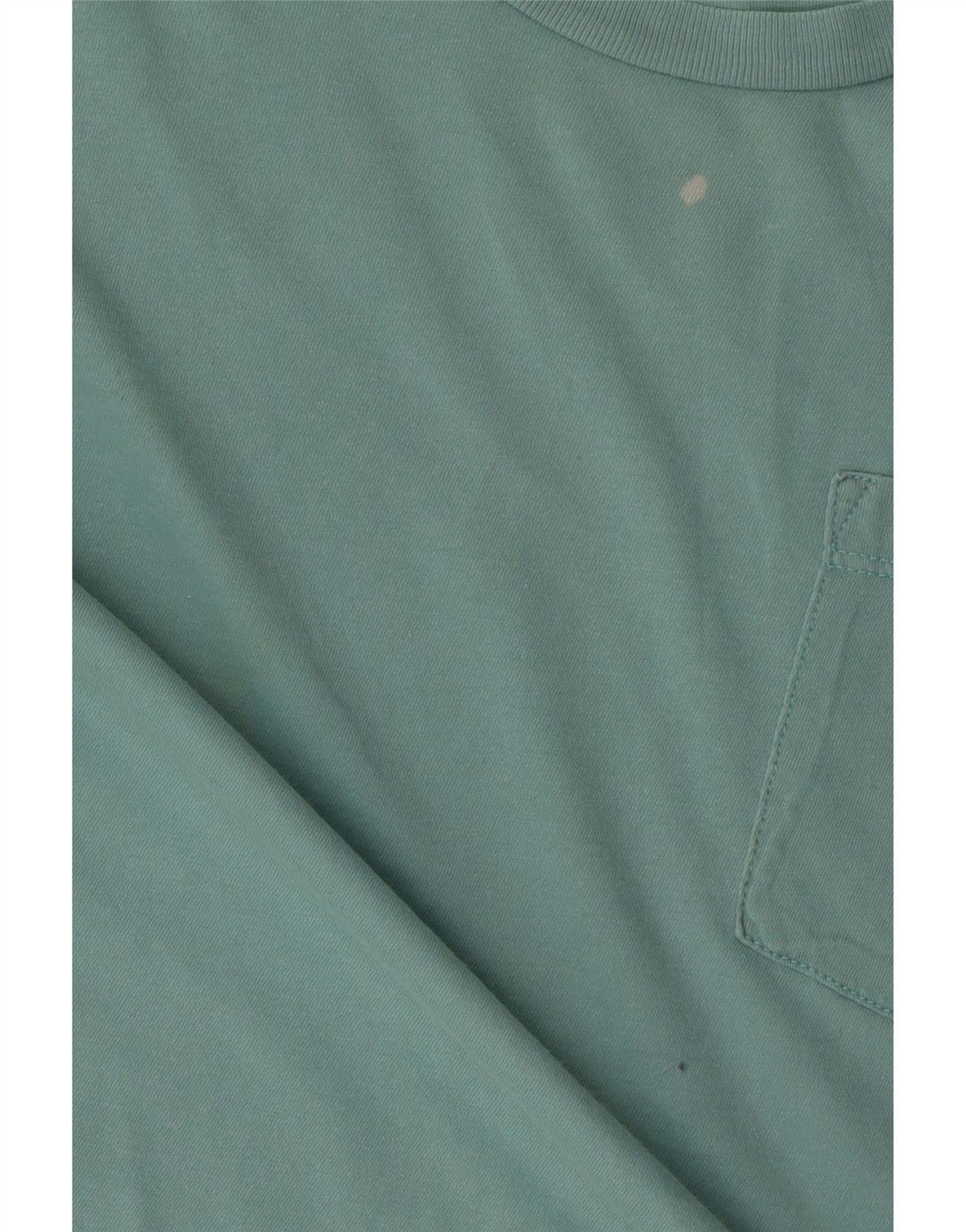 Carhartt Mens T-Shirt Top Small Turquoise Cotton Size US S / EU 44-46 / 1 - 3 Thumbnail