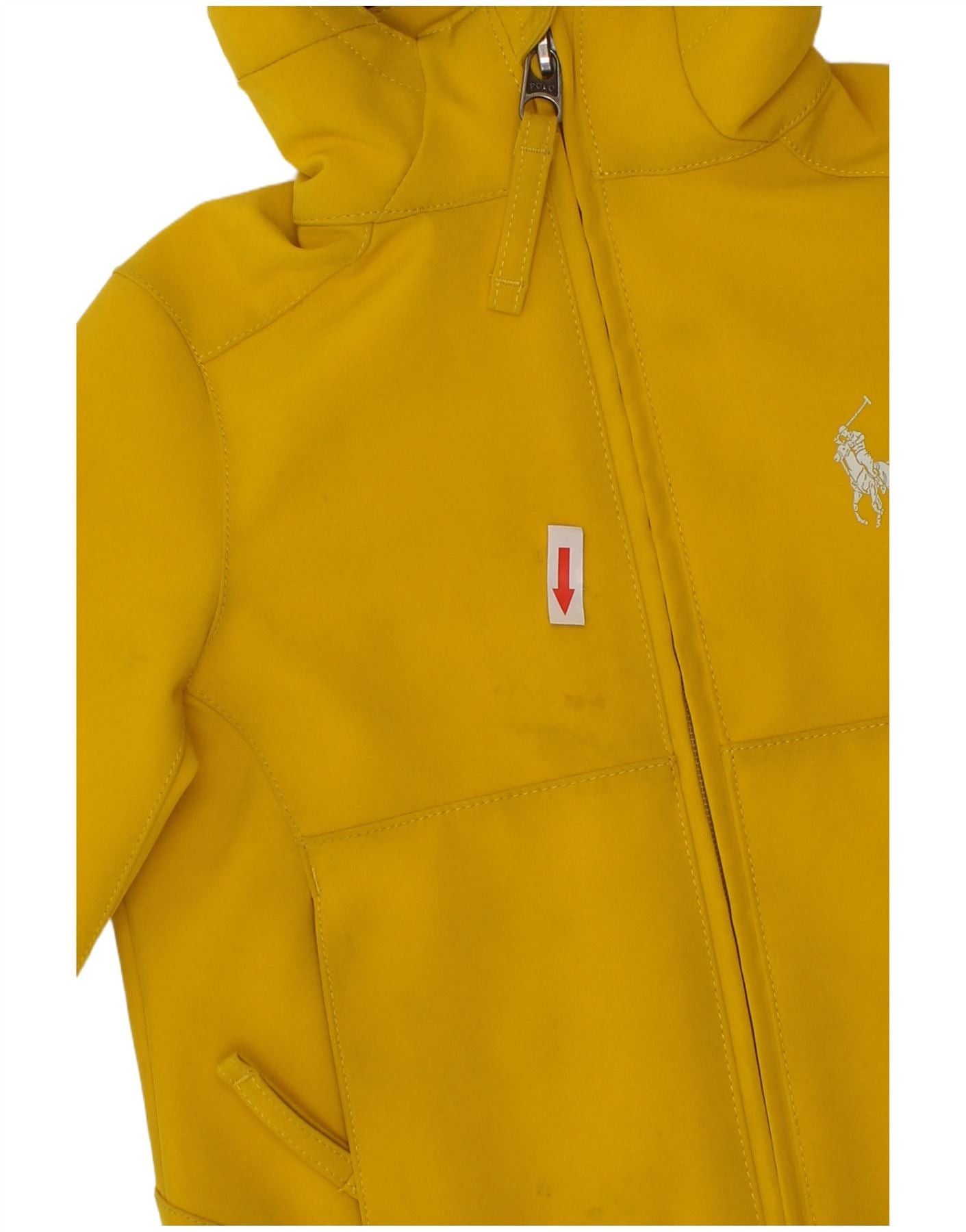Polo Ralph Lauren Baby Boys Hooded Windbreaker Jacket 18-24 Months Yellow Size ONE SIZE - 4 Thumbnail