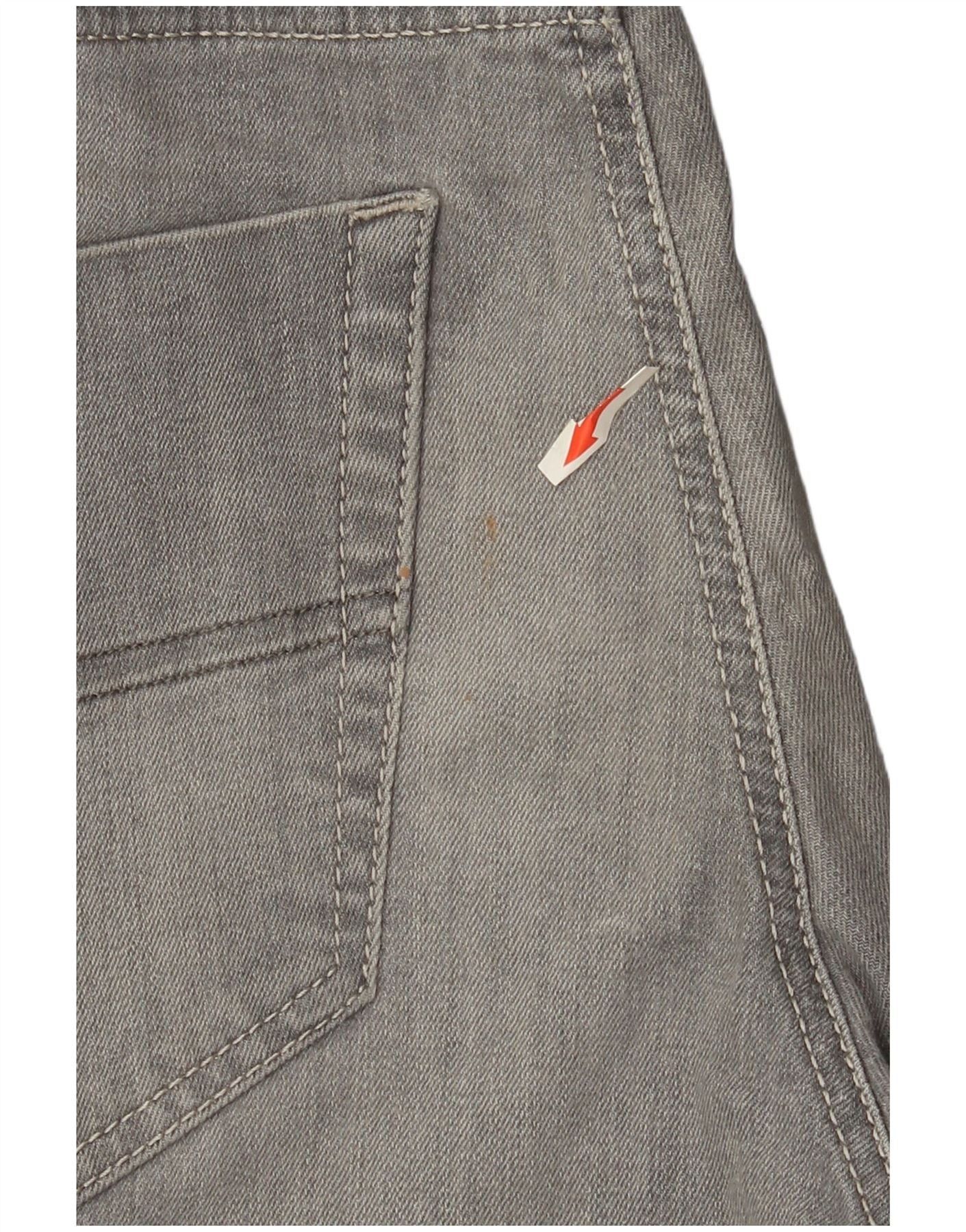 Diesel Mens Tepphar Carrot Slim Jeans W32 L32 Grey Cotton Size US 32 / EU 48 - 3 Thumbnail