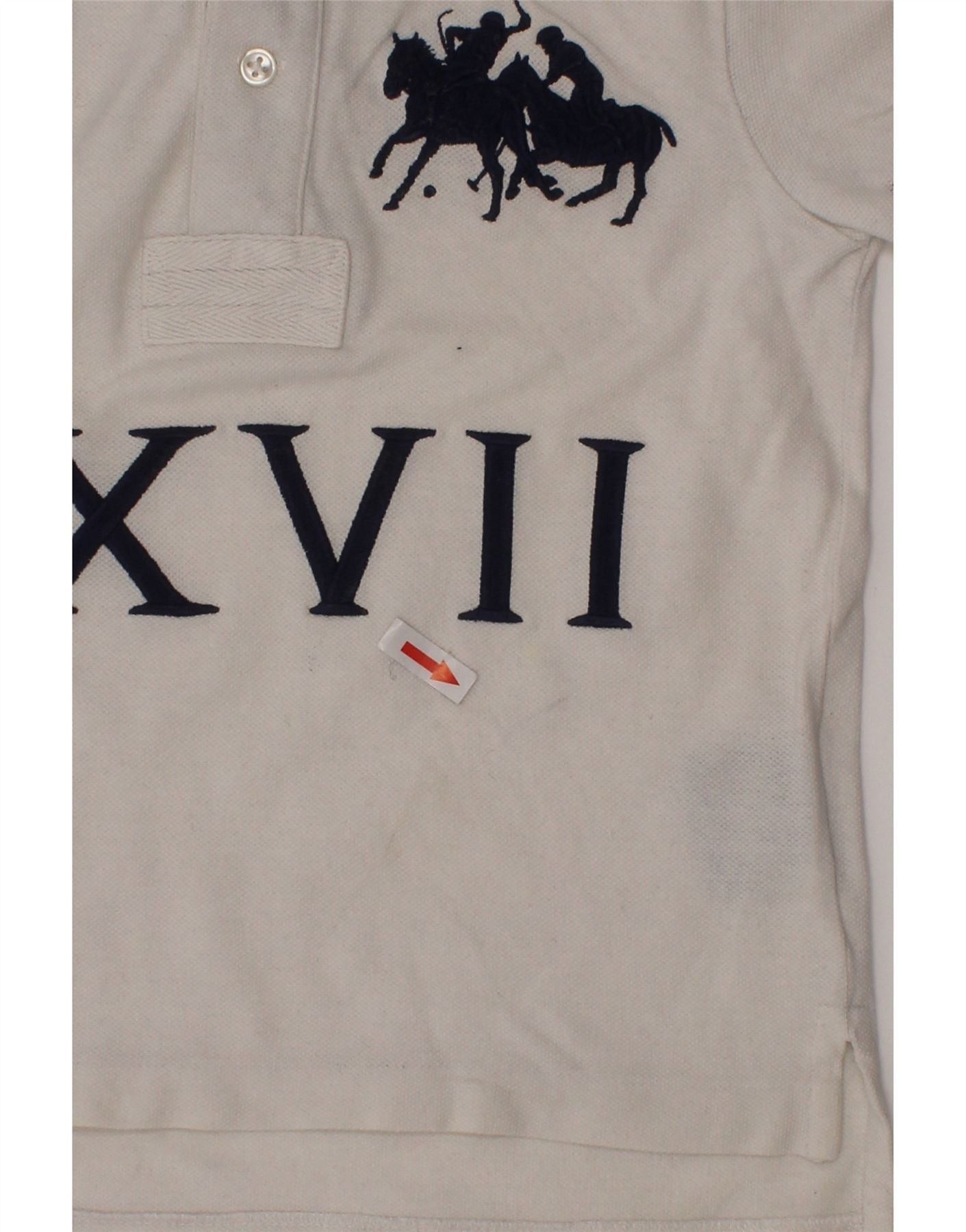 Polo Ralph Lauren Boys Graphic Polo Shirt 3-4 Years White Cotton Size XXS / US 00 / IT 34 - 4 Thumbnail