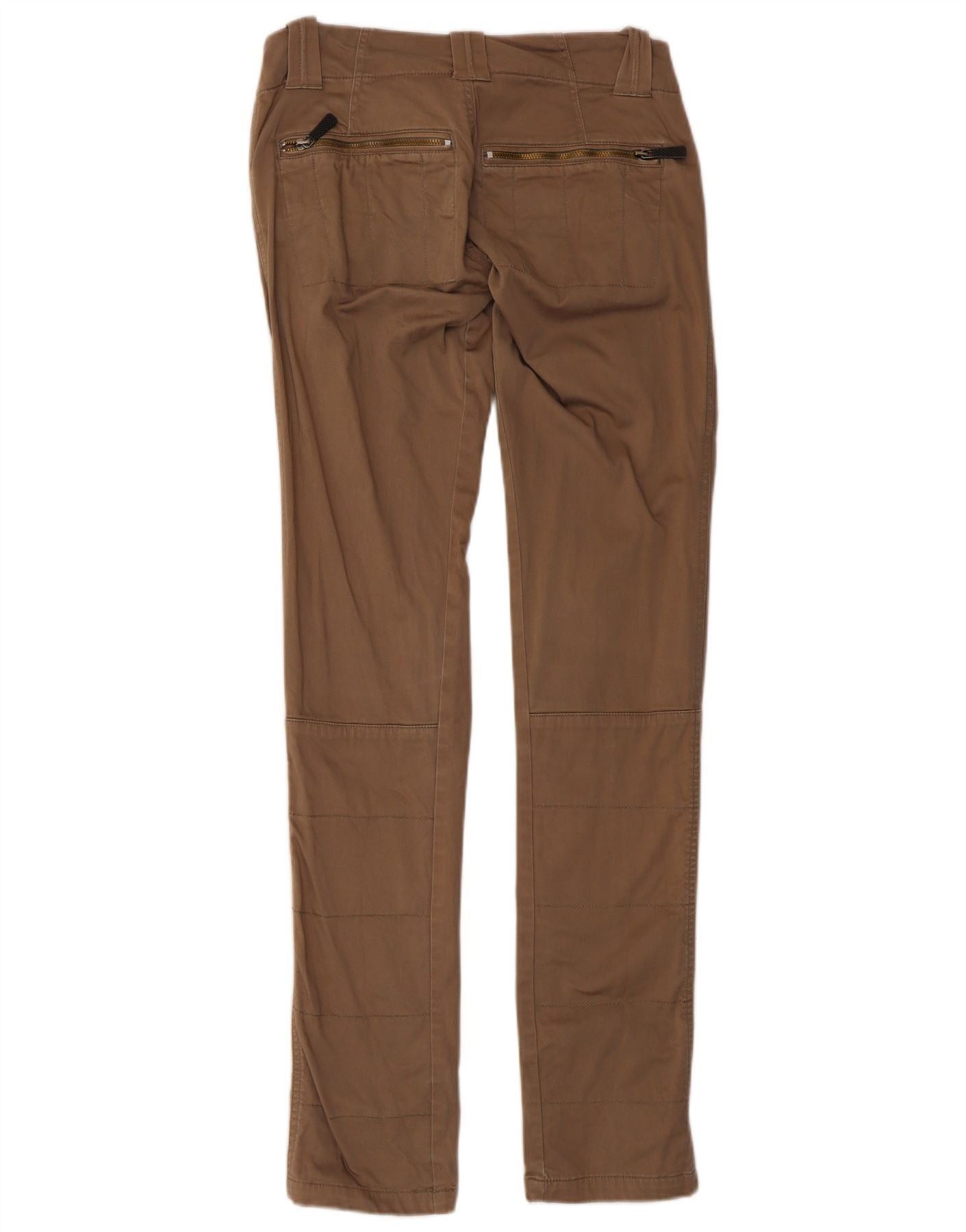 Diesel Womens Slim Cargo Trousers W28 L33 Brown Cotton Size 24" / US 00 / IT 34 - 2 Thumbnail