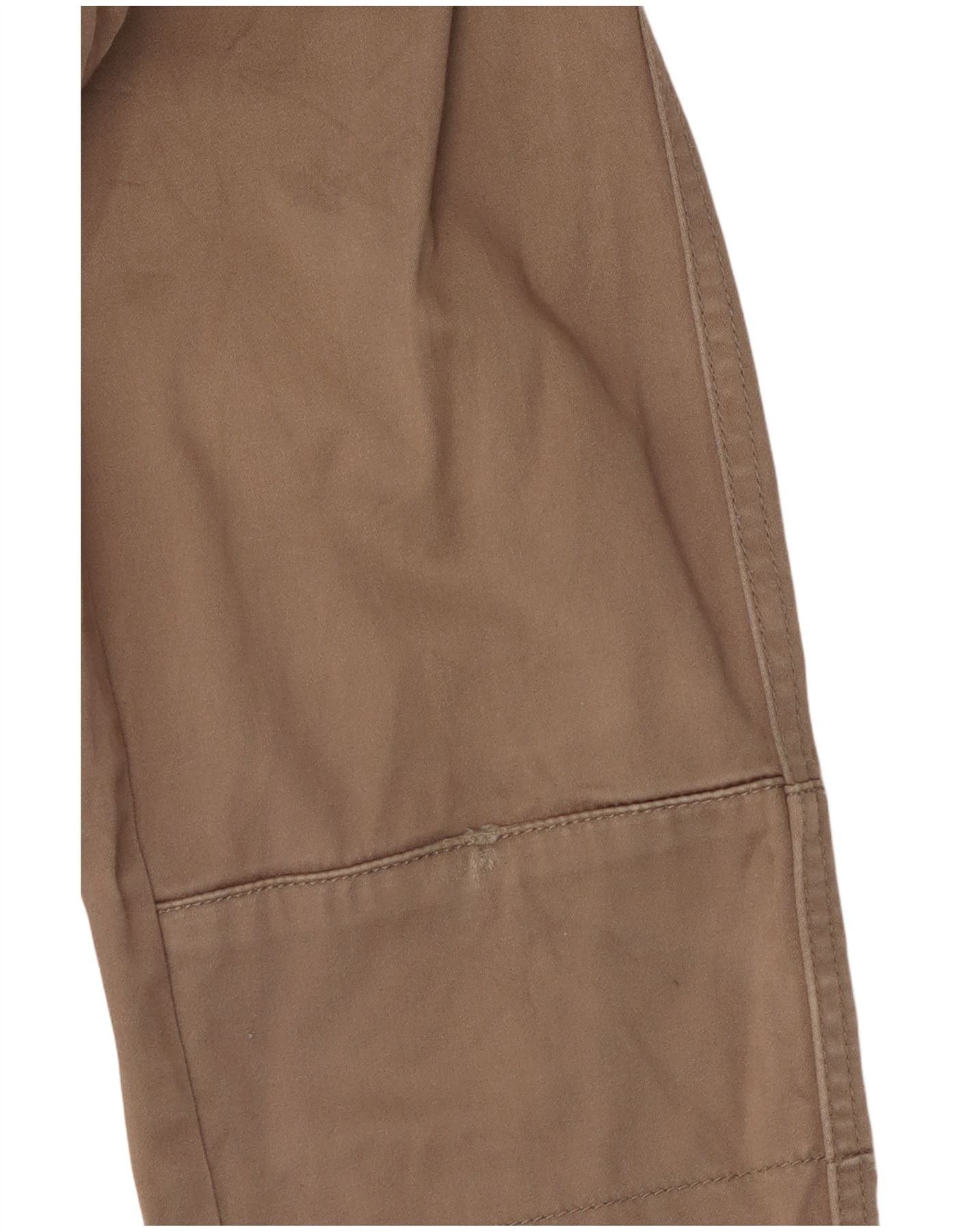 Diesel Womens Slim Cargo Trousers W28 L33 Brown Cotton Size 24" / US 00 / IT 34 - 4 Thumbnail