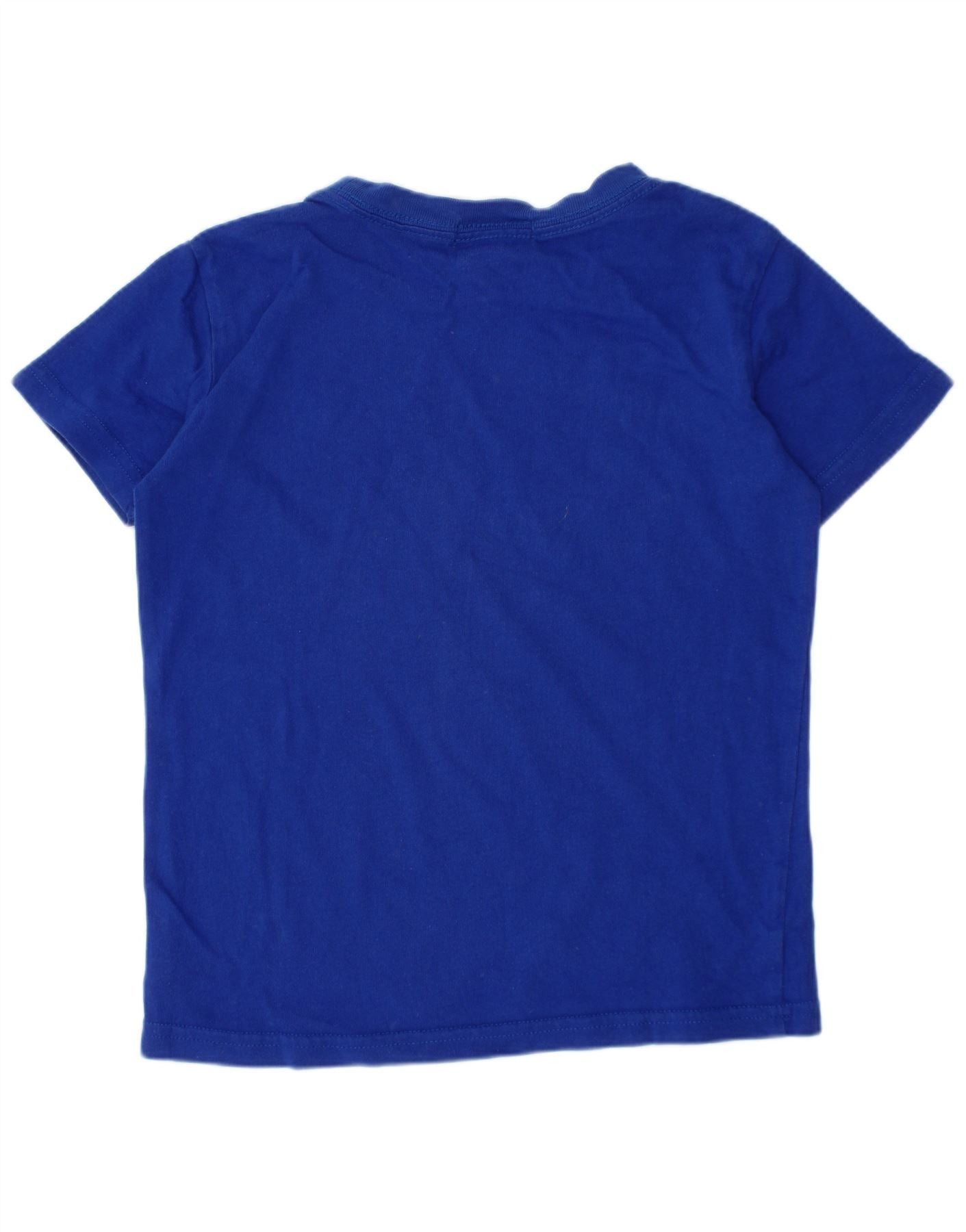 Polo Ralph Lauren Boys T-Shirt Top 4-5 Years Blue Cotton Size XS / US 0-2 / IT 36-38 - 2 Thumbnail