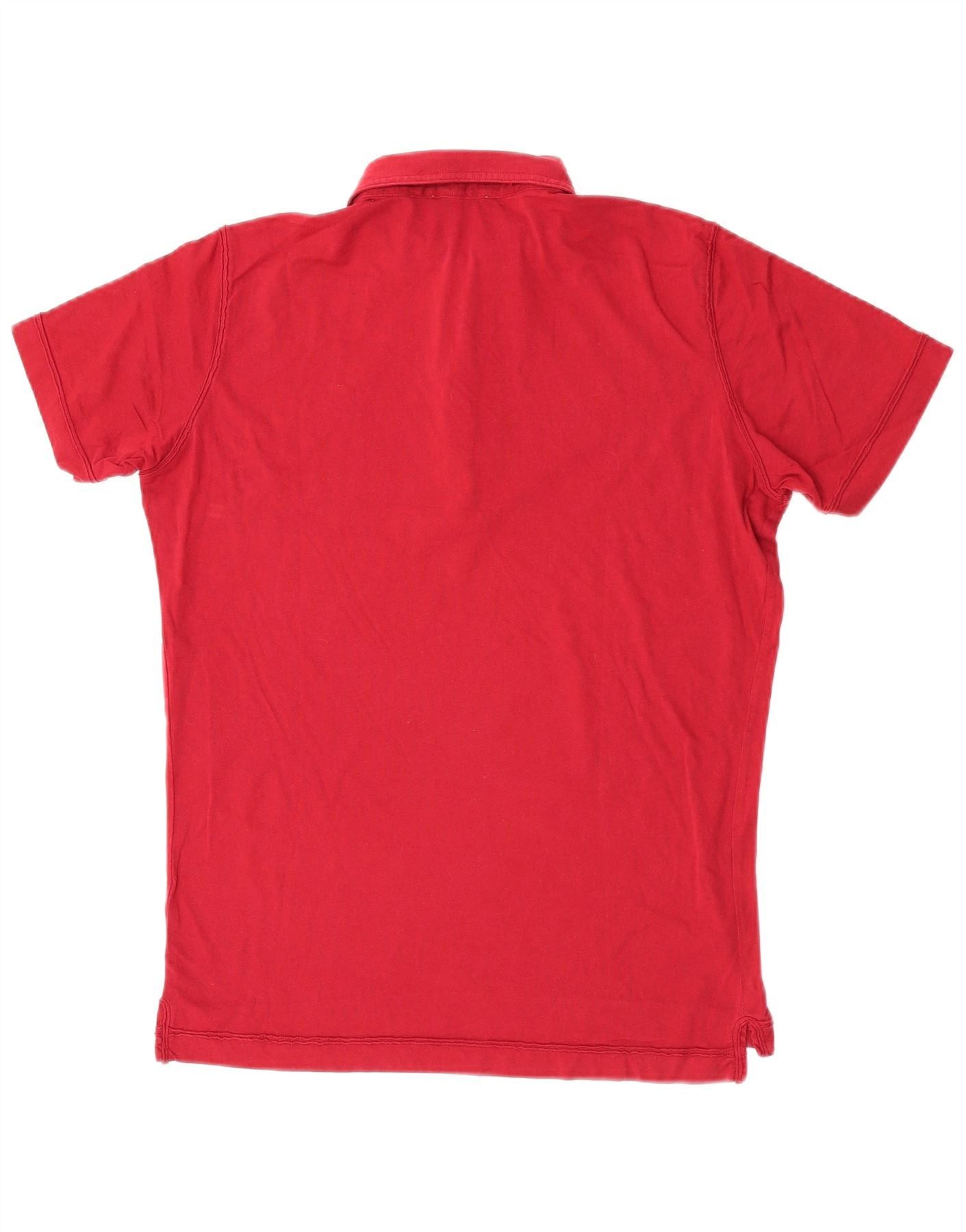 Diesel Mens Polo Shirt Small Burgundy Size US M / EU 48-50 / 2 - 2 Thumbnail