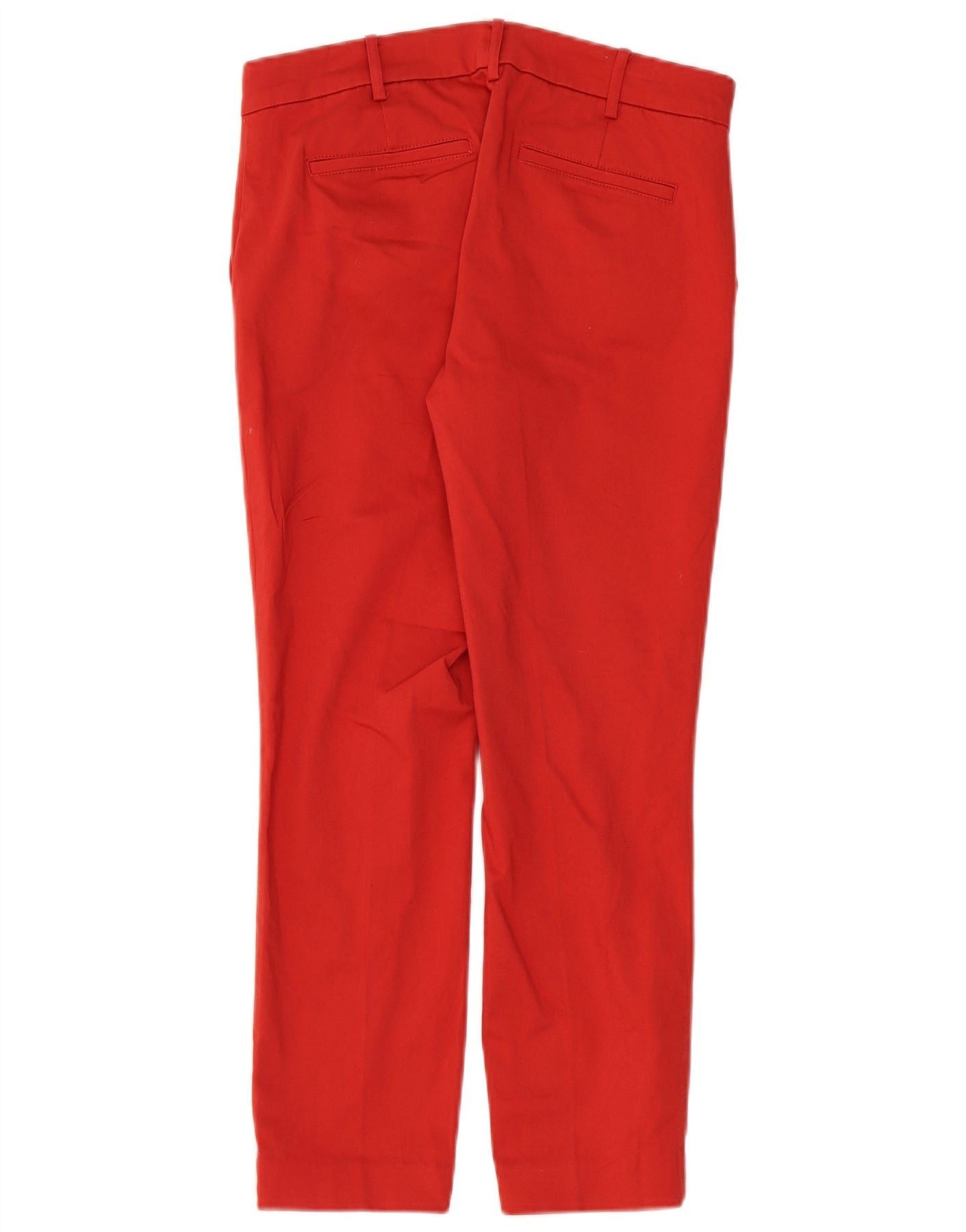 Ralph Lauren Womens Slim Chino Trousers US 6 Medium W32 L26 Red Cotton Size 26" / US 2 / IT 38 - 2 Thumbnail