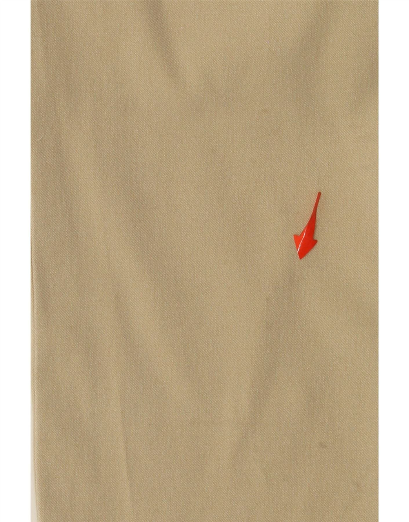 Ralph Lauren Womens Slim Casual Trousers US 2 XS W30 L25 Beige Cotton Size 24" / US 00 / IT 34 - 3 Thumbnail