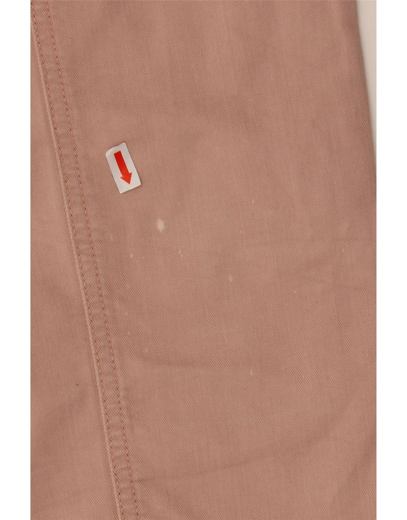 Diesel Womens Nevy Mid Rise Low Waist Skinny Jeans W30 L34 Pink Cot Size 24" / US 00 / IT 34 - 3 Thumbnail