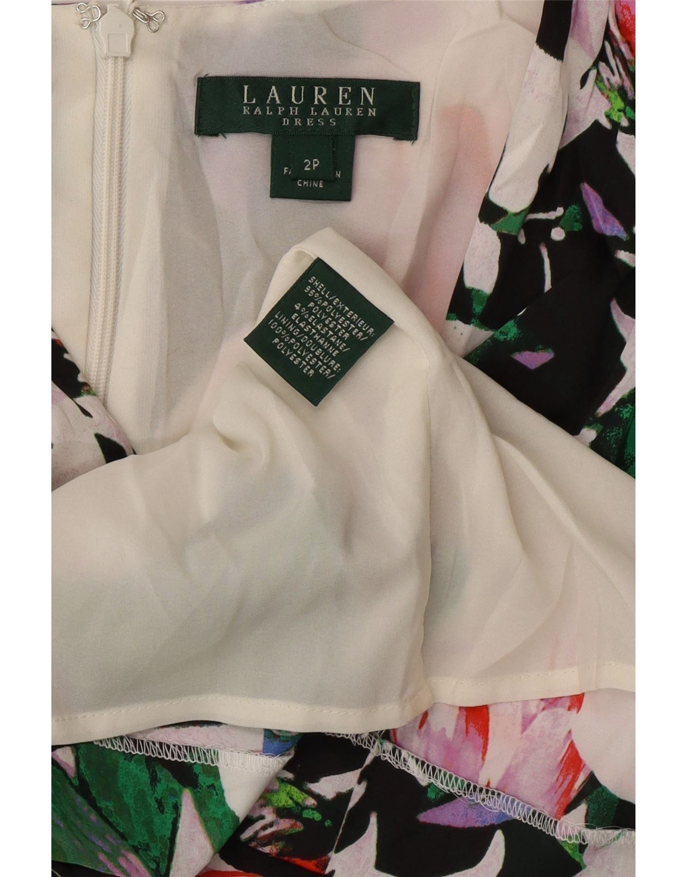 Ralph Lauren Womens Sleeveless Sheath Dress US 2 XS Multicoloured Floral Size XXS / US 00 / IT 34 - 3 Thumbnail