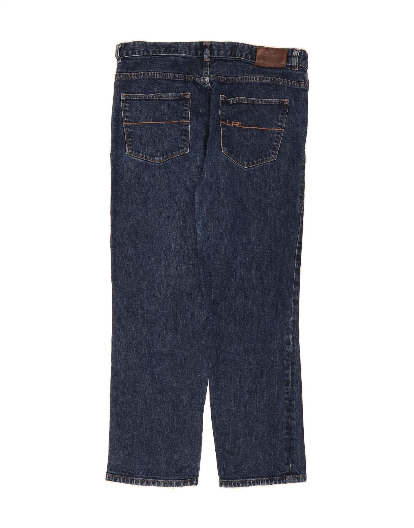 Ralph Lauren Womens Straight Jeans US 14 XL W34 L28 Blue Cotton Size 24" / US 00 / IT 34 - 2 Thumbnail