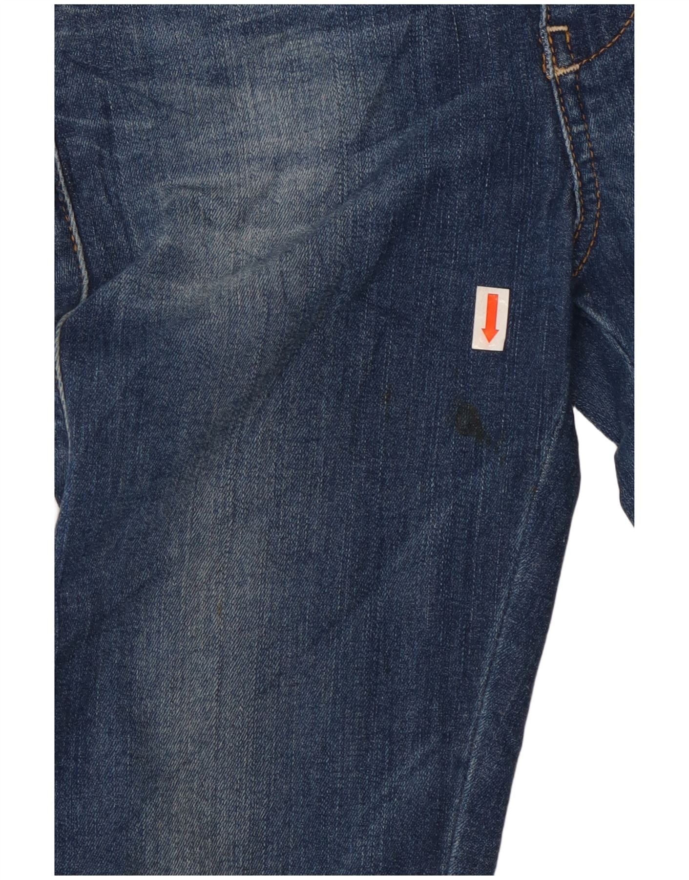 Diesel Womens Skinzee Low Waist Super Slim Skinny Jeans W25 L27 Blu Size 25" / US 0 / IT 36 - 3 Thumbnail