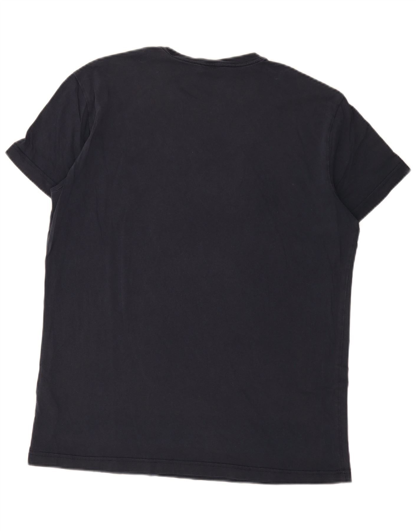 Diesel Mens Graphic T-Shirt Top 2XL Navy Blue Cotton Size US L / EU 52-54 / 3 - 2 Thumbnail