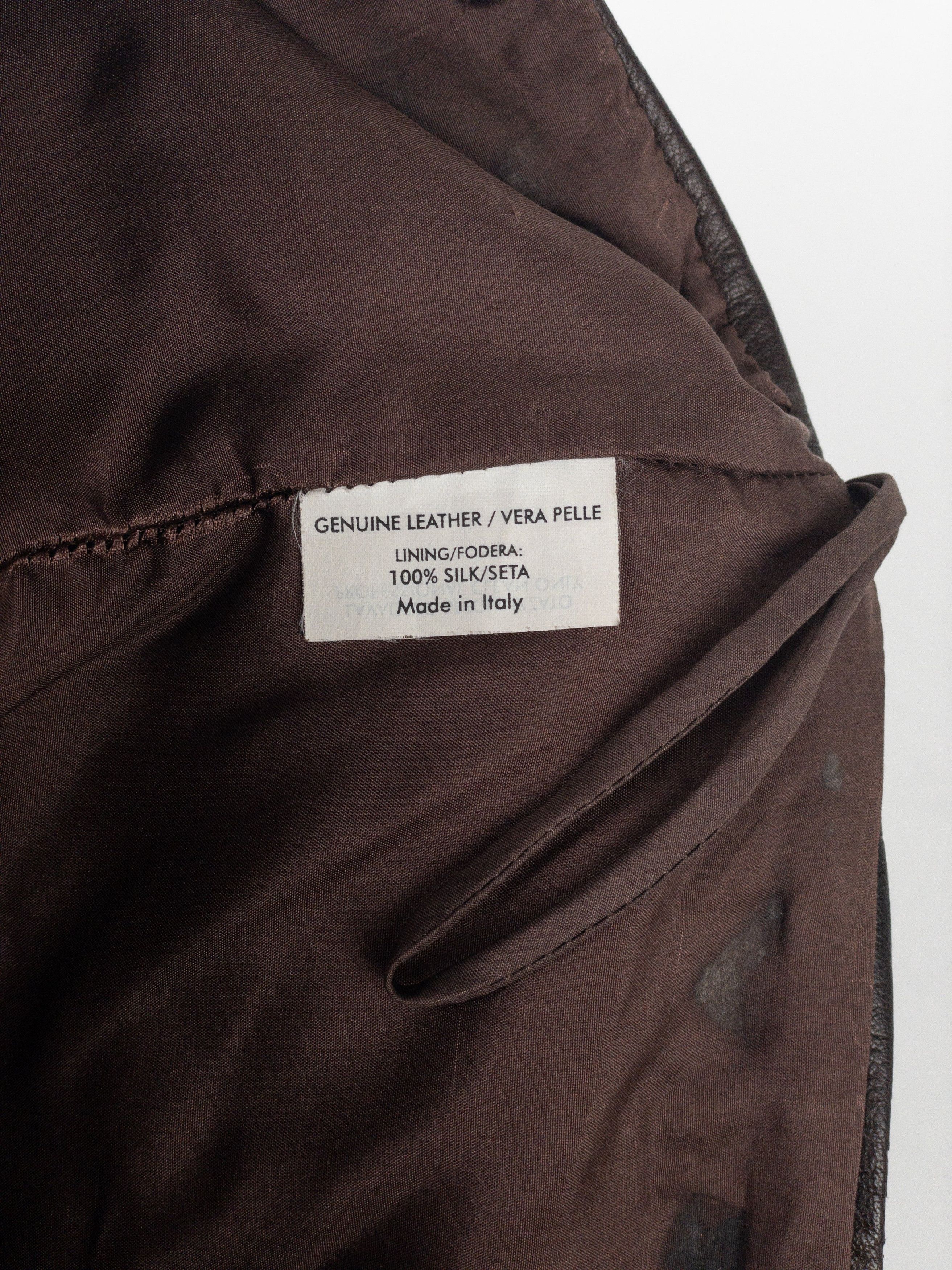 Yves Saint Laurent Rive Gauche by Tom Ford SS03 ‘Anatomic’ Leather Ruffle Merma Size 27" / US 4 / IT 40 - 9 Thumbnail