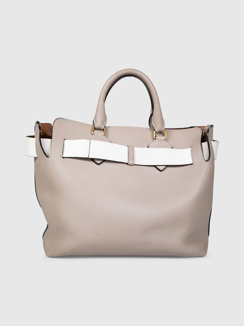 Burberry Grey Leather The Belt Bag Size ONE SIZE - 5 Thumbnail