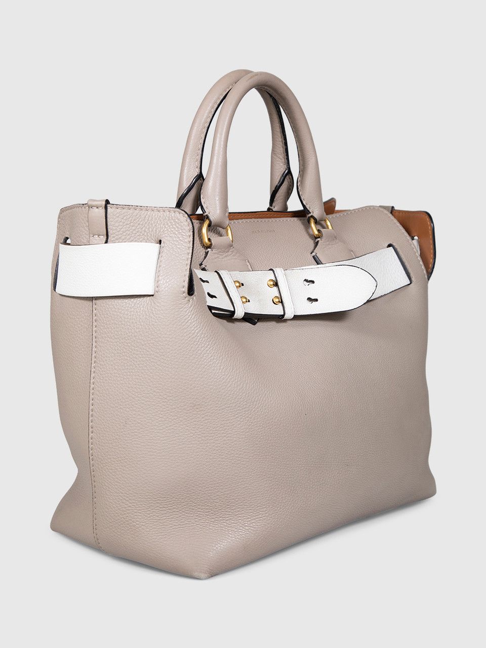 Burberry Grey Leather The Belt Bag Size ONE SIZE - 4 Thumbnail