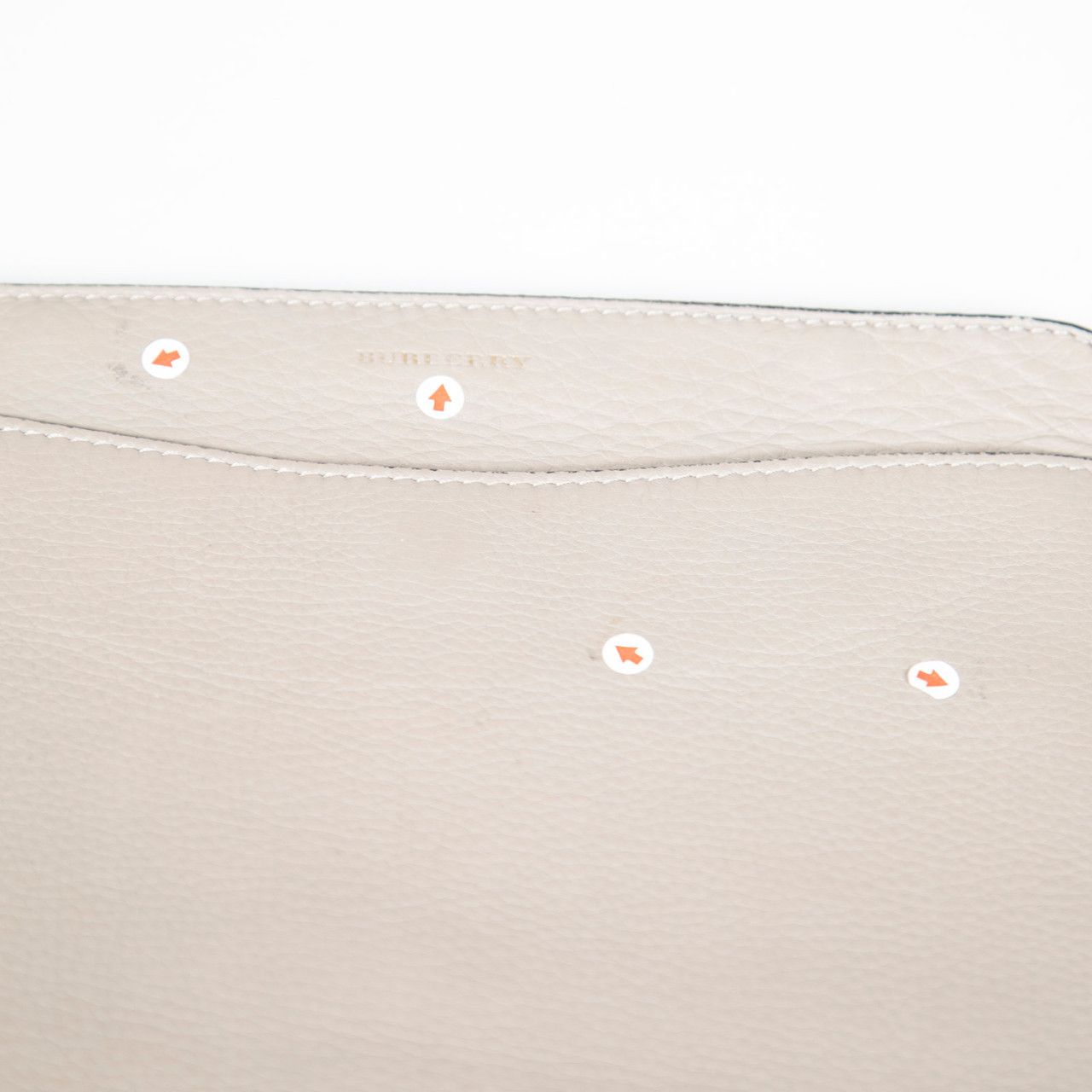 Burberry Grey Leather The Belt Bag Size ONE SIZE - 19 Thumbnail
