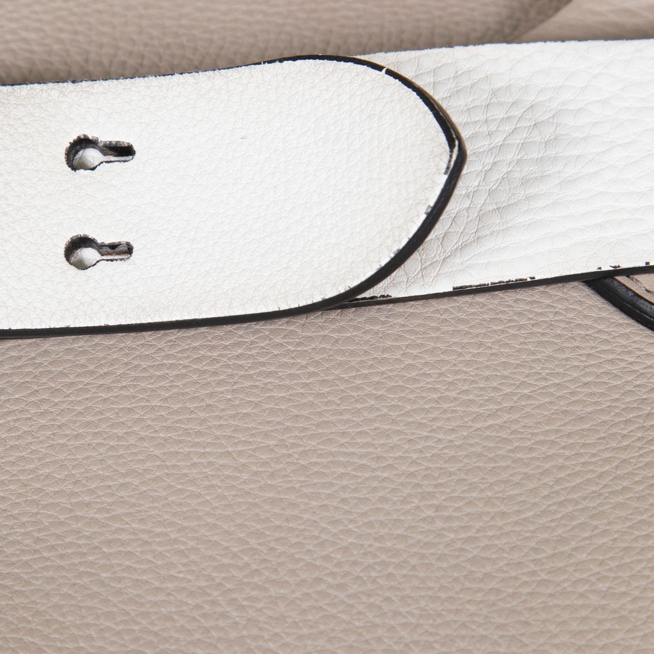 Burberry Grey Leather The Belt Bag Size ONE SIZE - 7 Thumbnail