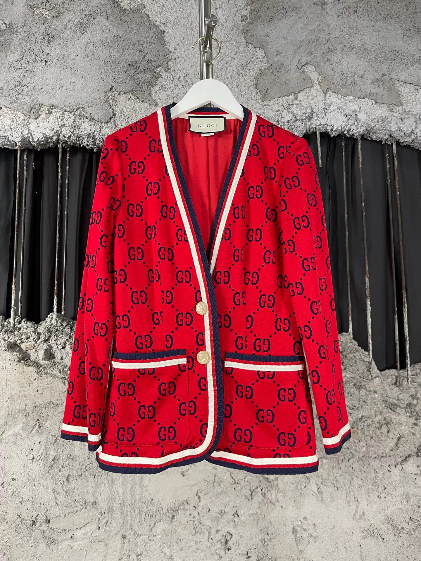 Gucci Gucci GG Monogram Cardigan XXS Size US XXS / EU 40 - 2 Thumbnail