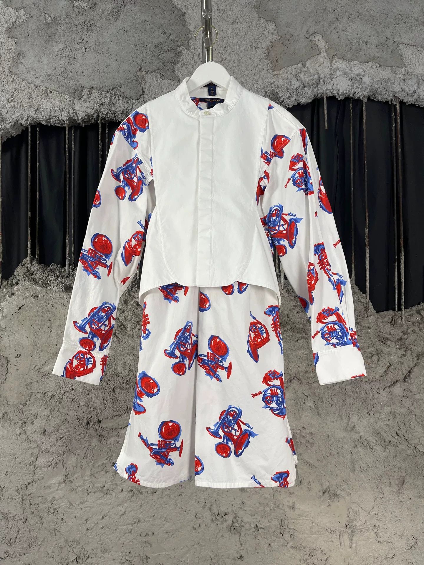Louis Vuitton Louis Vuitton Layered Print Shirt Size 34 Size XS / US 0-2 / IT 36-38 - 2 Thumbnail
