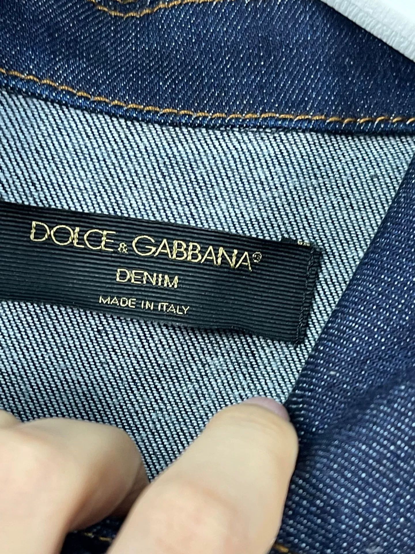 Dolce & Gabbana Dolce & Gabbana Rhinestone Denim Jacket Size 36 Size XS / US 0-2 / IT 36-38 - 8 Thumbnail
