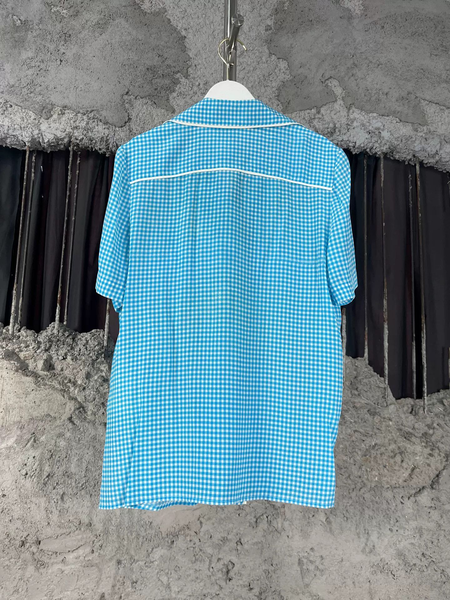 Fendi Fendi Gingham Silk Button Up Shirt IT 38 Size XS / US 0-2 / IT 36-38 - 3 Thumbnail