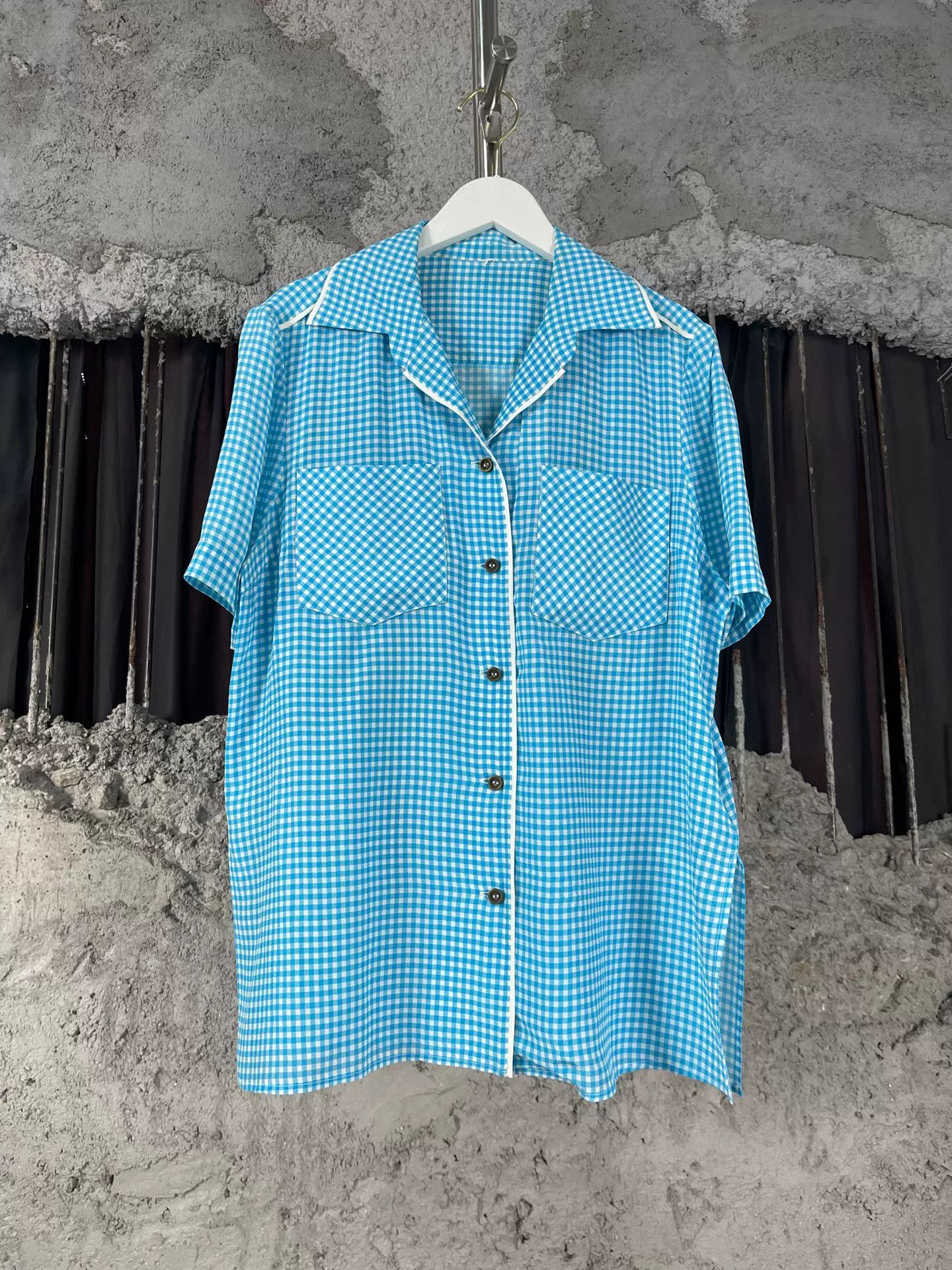 Fendi Fendi Gingham Silk Button Up Shirt IT 38 Size XS / US 0-2 / IT 36-38 - 2 Thumbnail