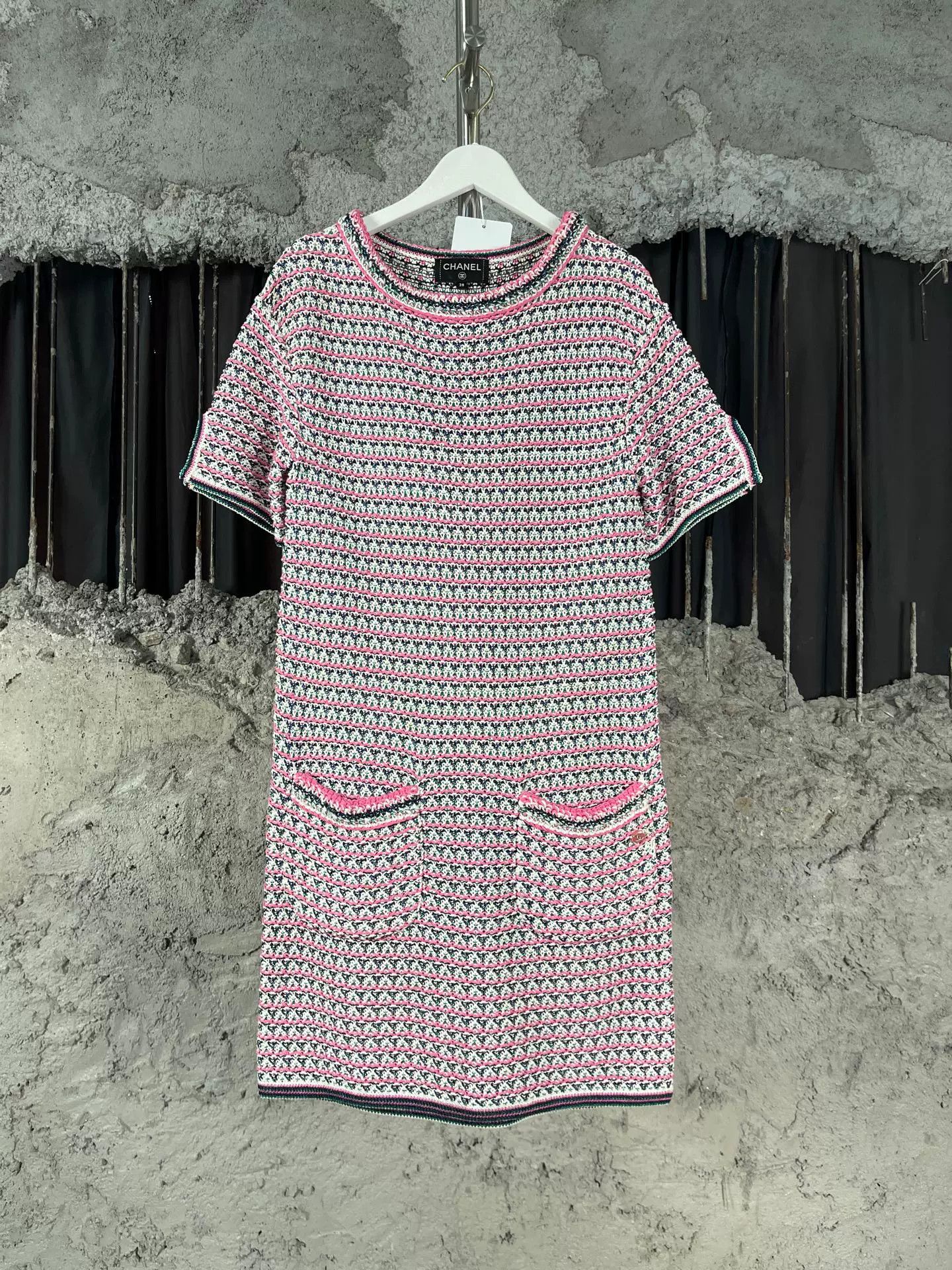 Chanel Chanel Multi-Color Knit Mini Dress Size 38 Size S / US 4 / IT 40 - 2 Thumbnail