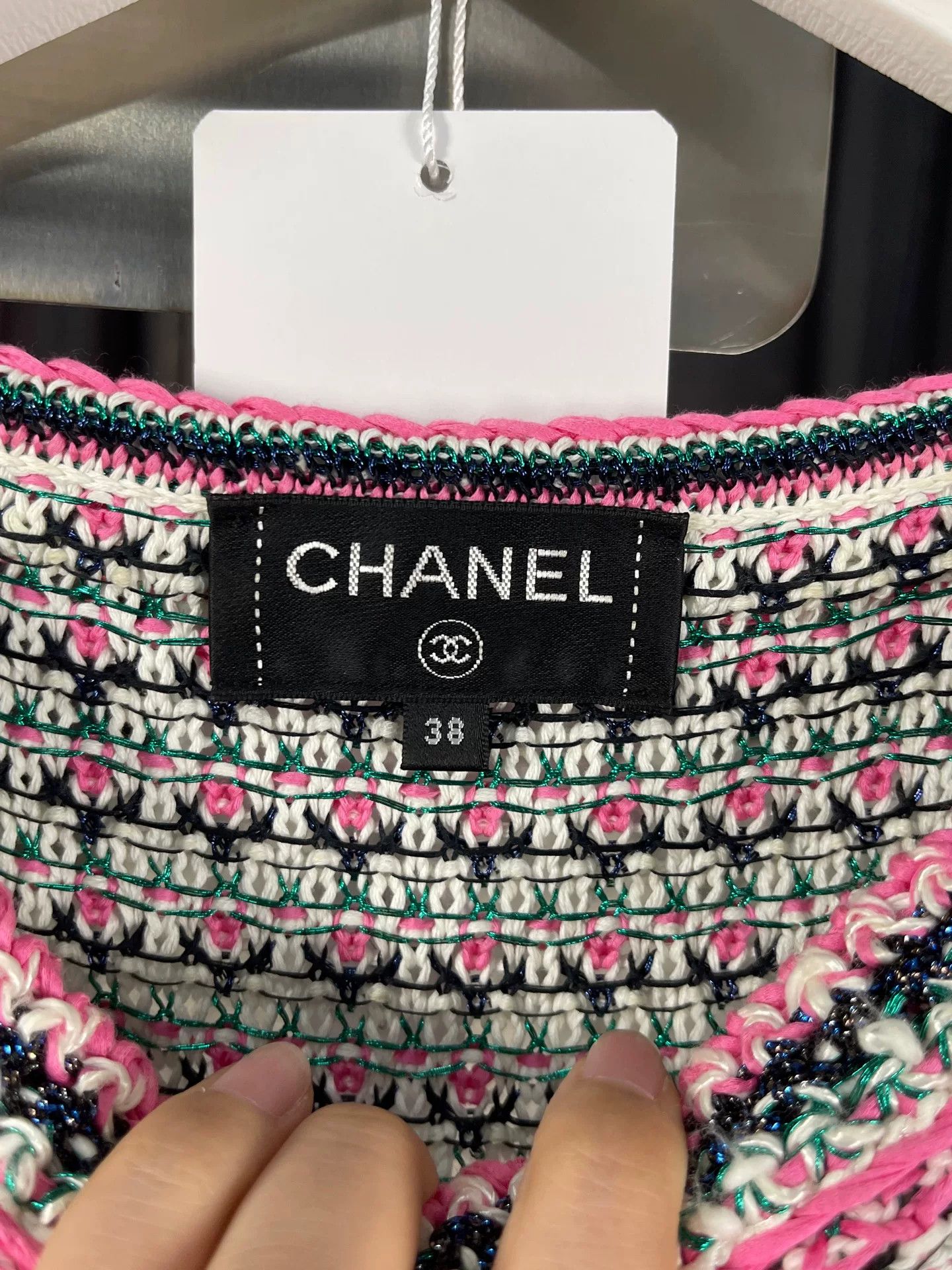 Chanel Chanel Multi-Color Knit Mini Dress Size 38 Size S / US 4 / IT 40 - 8 Thumbnail